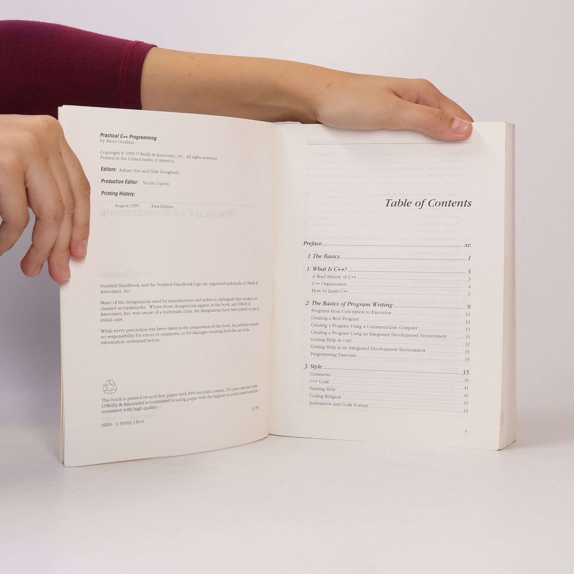 Steve Oualline A Nutshell Handbook: Practical C++ Programming