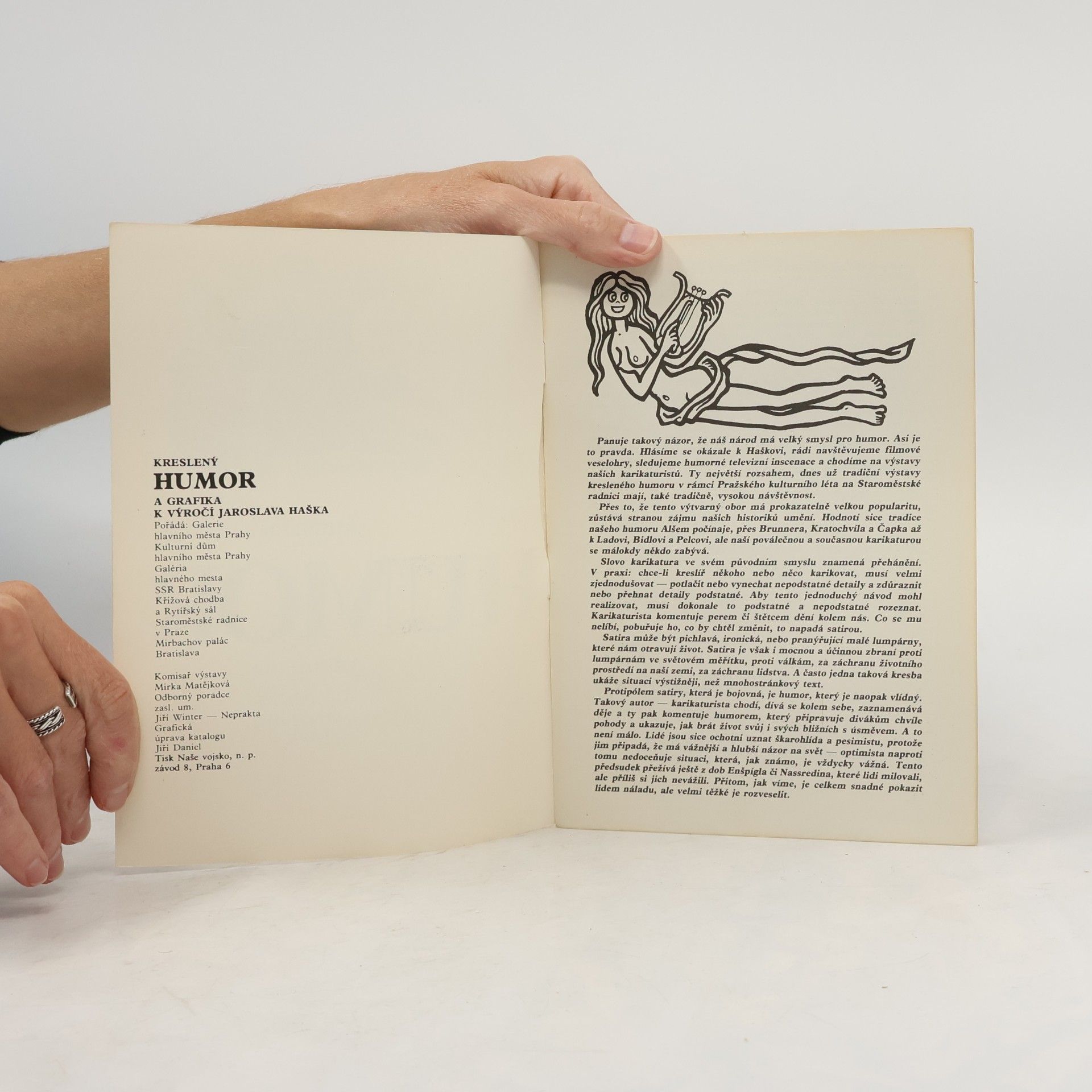 Autorenkollektiv Kreslený humor a grafika k výročí Jaroslava Haška. Katalog výstavy, Praha, červenec - srpen 1983, Bratislava, október - november 1983