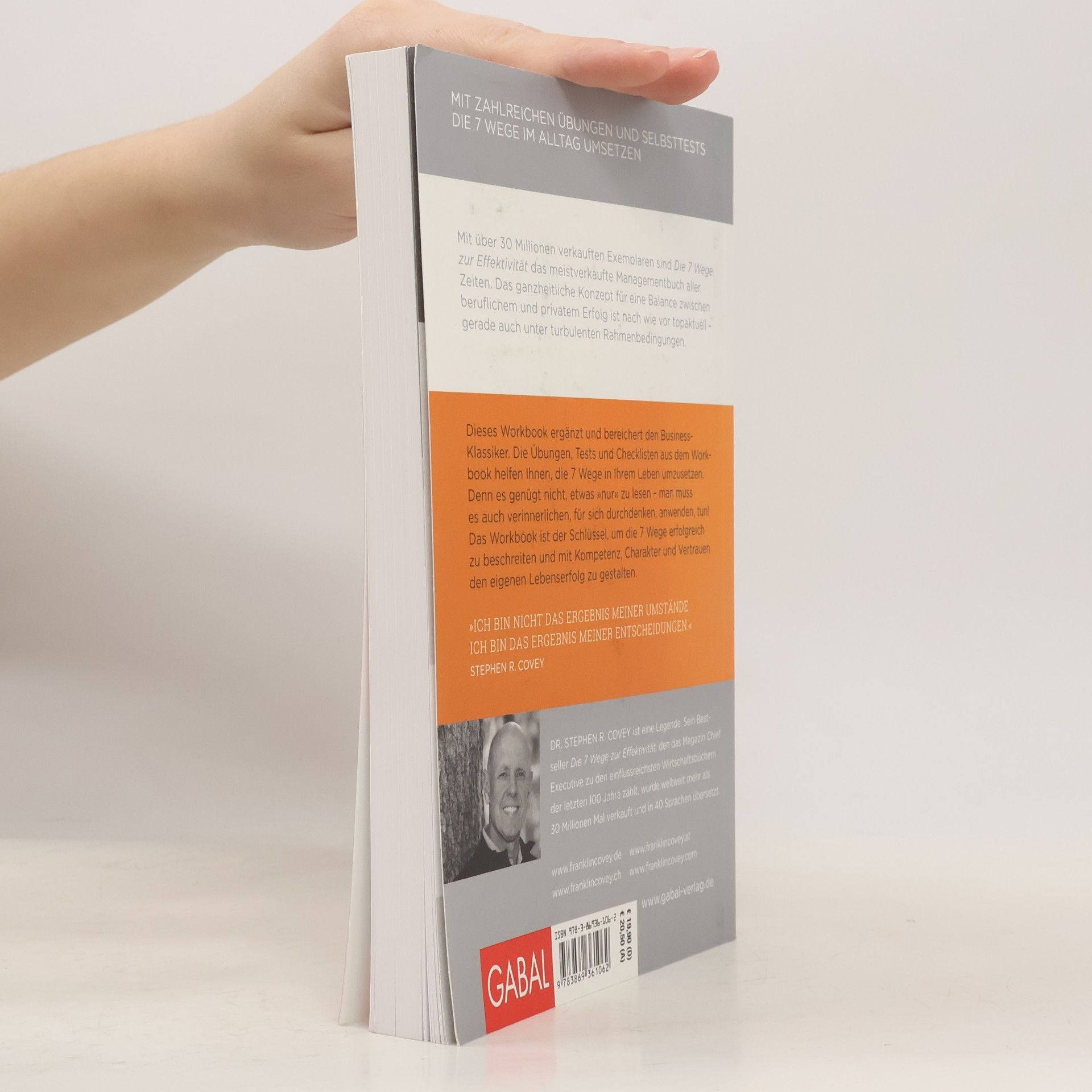 Stephen Covey Die 7 Wege zur Effektivität - Workbook