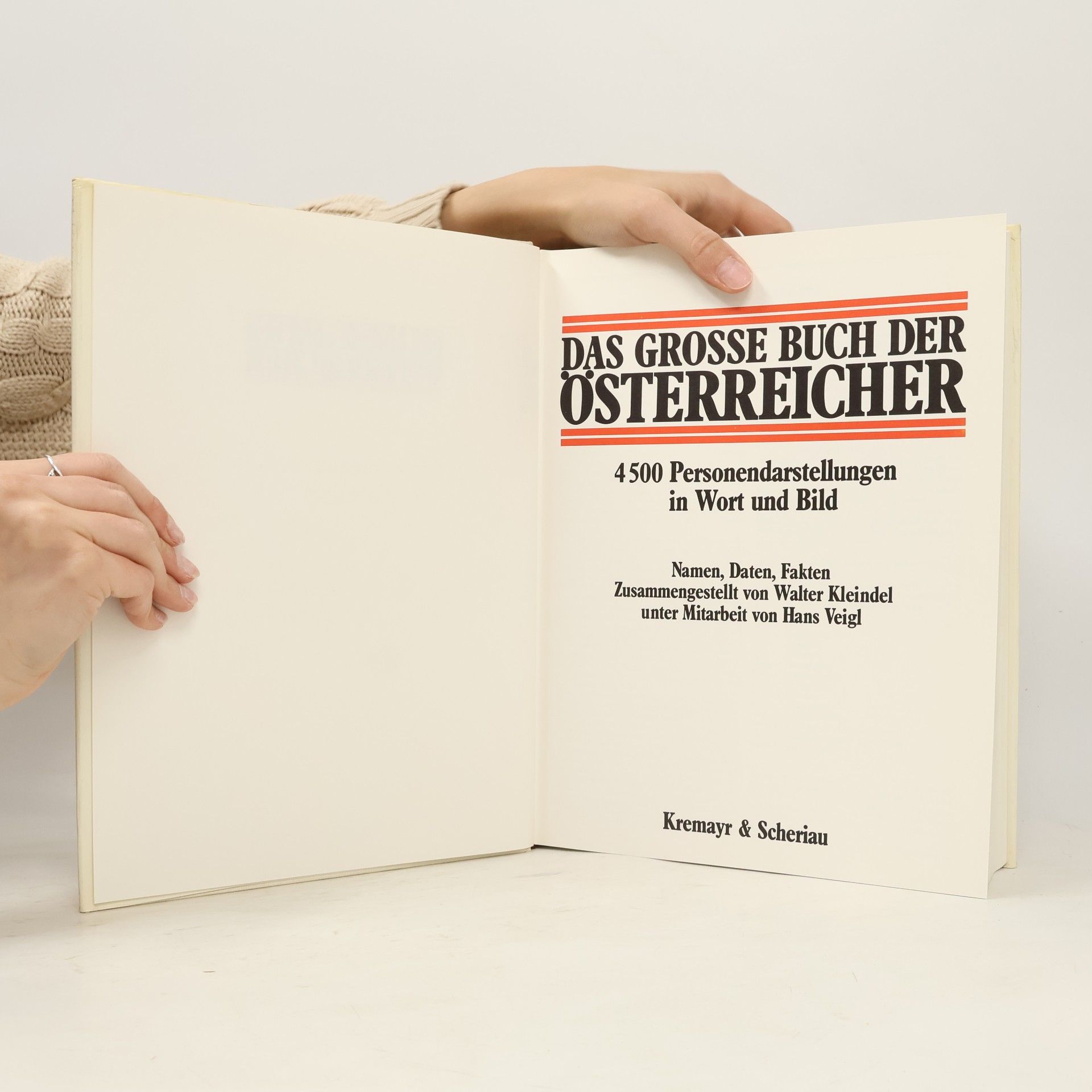 Walter Kleindel Das grosse Buch der Österreicher