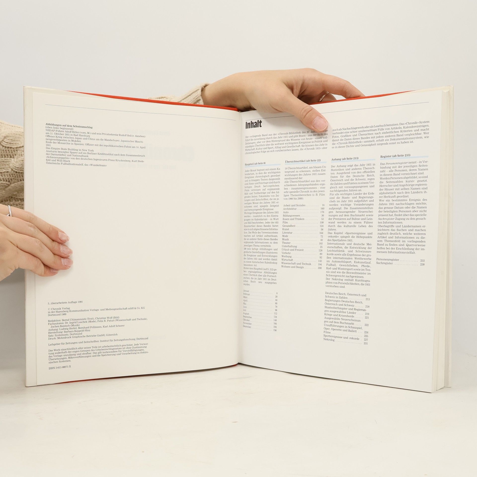 Various authors Chronik 1931. Tag für Tag in Wort und Bild