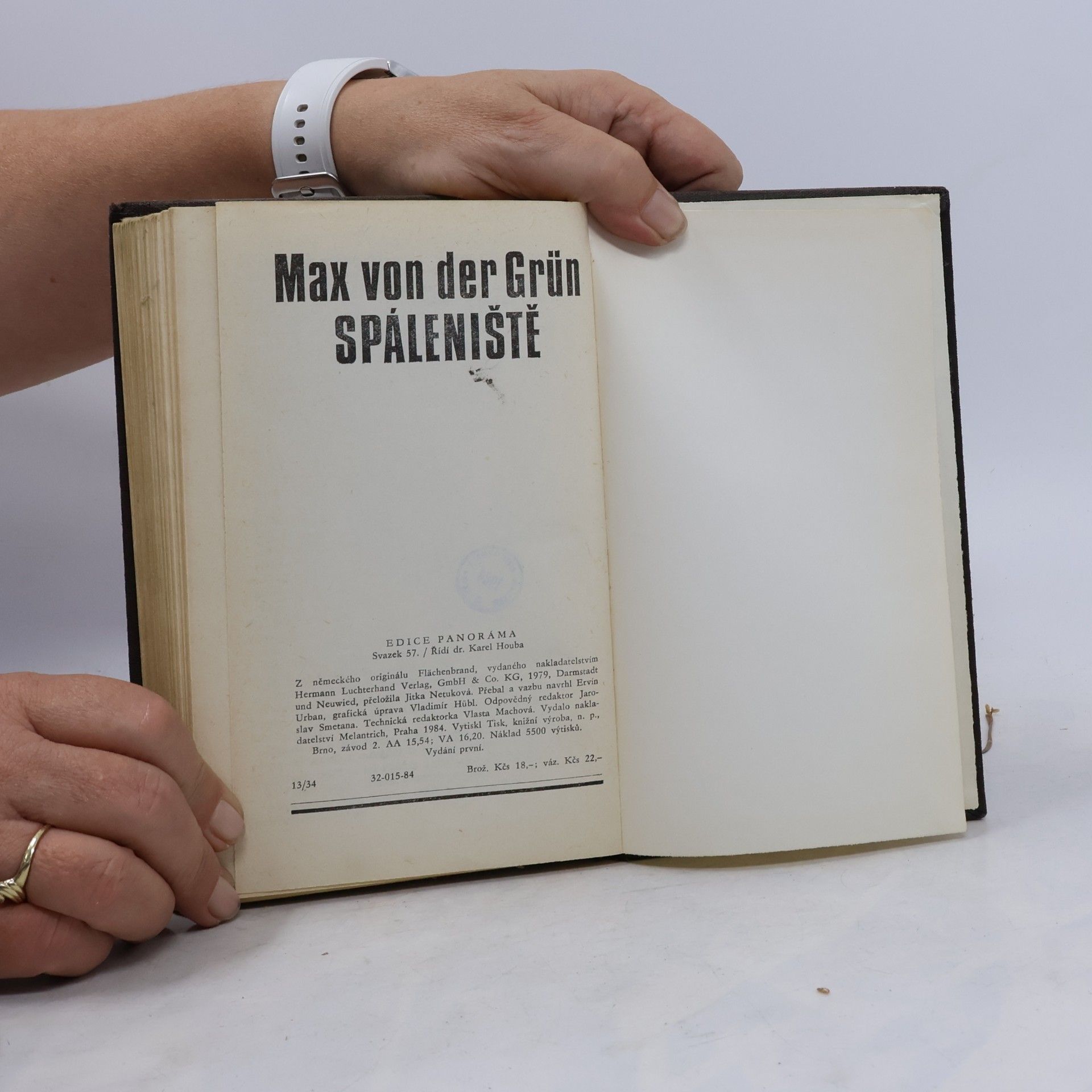 Max von der Grün Spáleniště