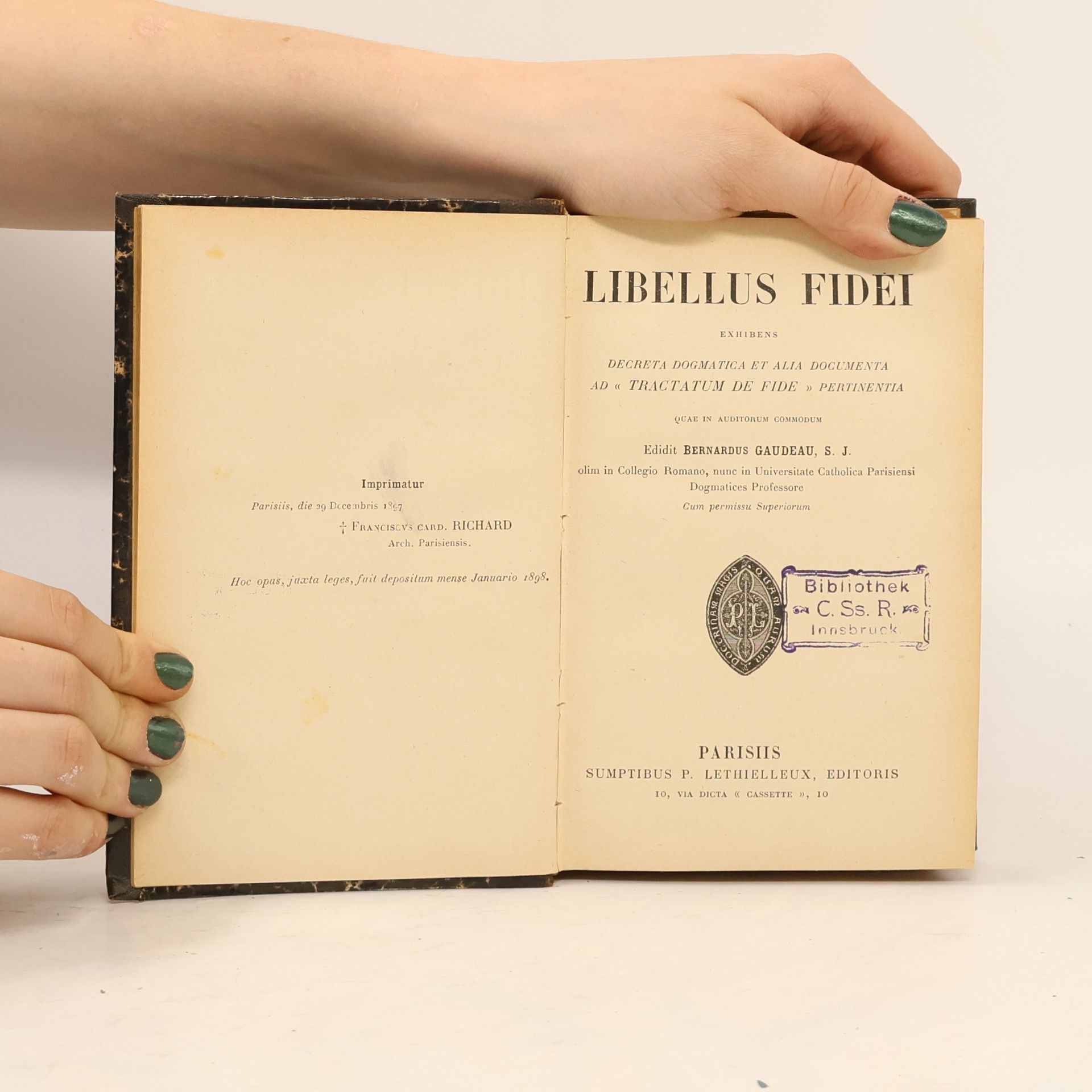 Saudeau Libellus Fidei