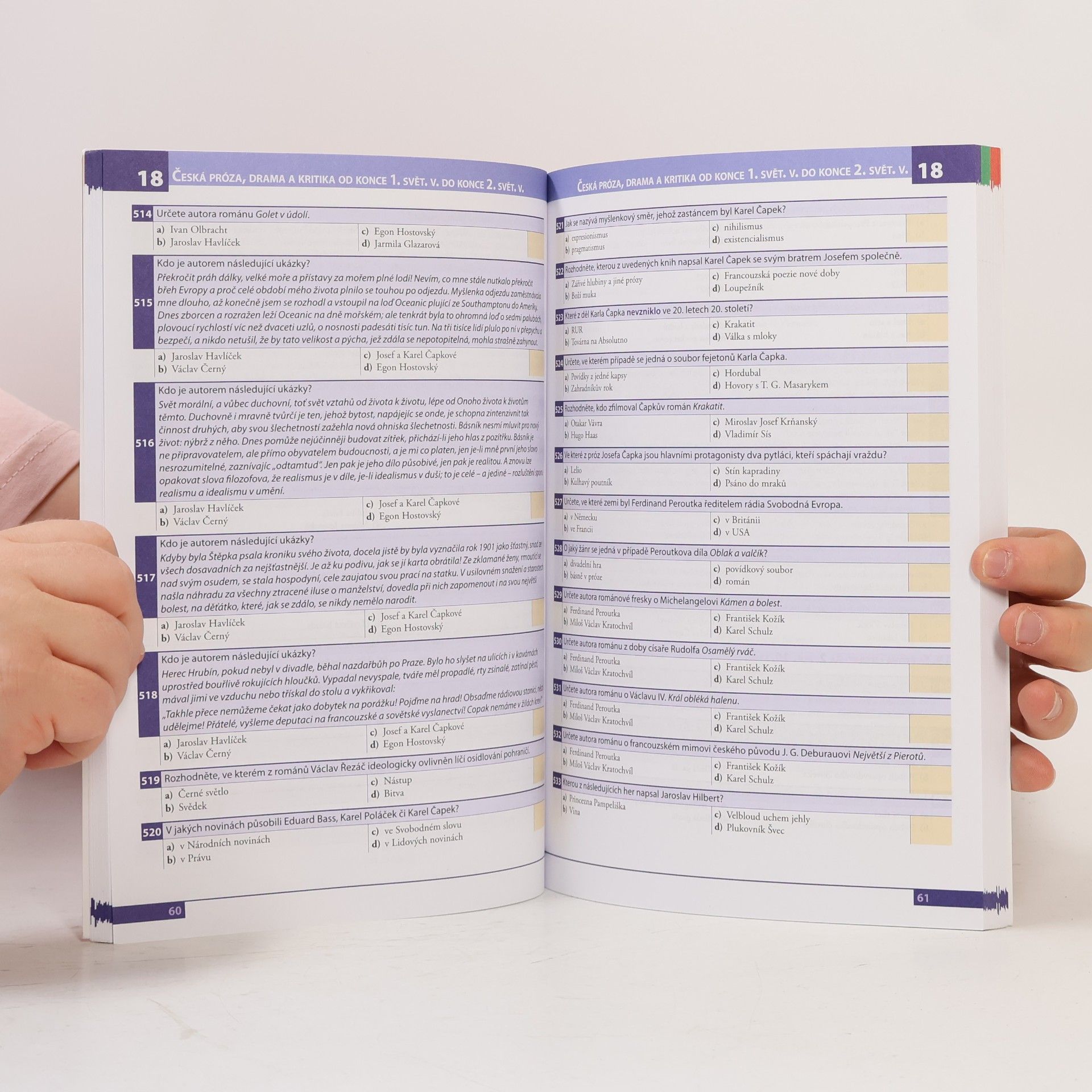 Roman Kanda Literatura. Testové úlohy