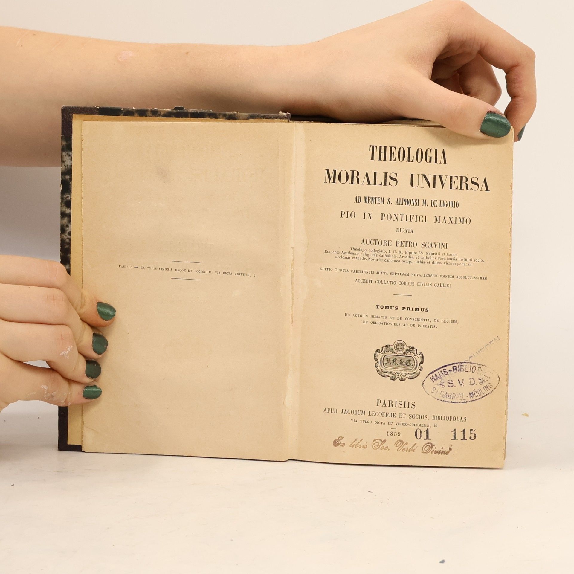 Scavini Theologia Moralis
