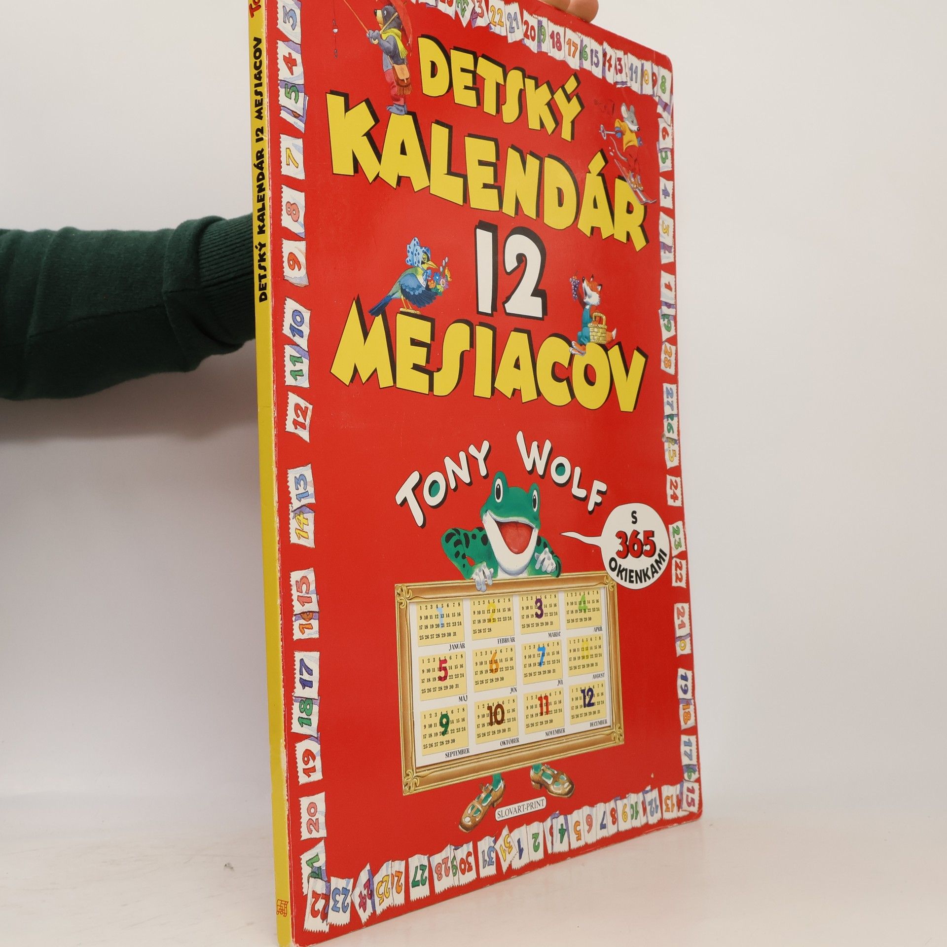 Tony Wolf Detský kalendár 12 Mesiacov