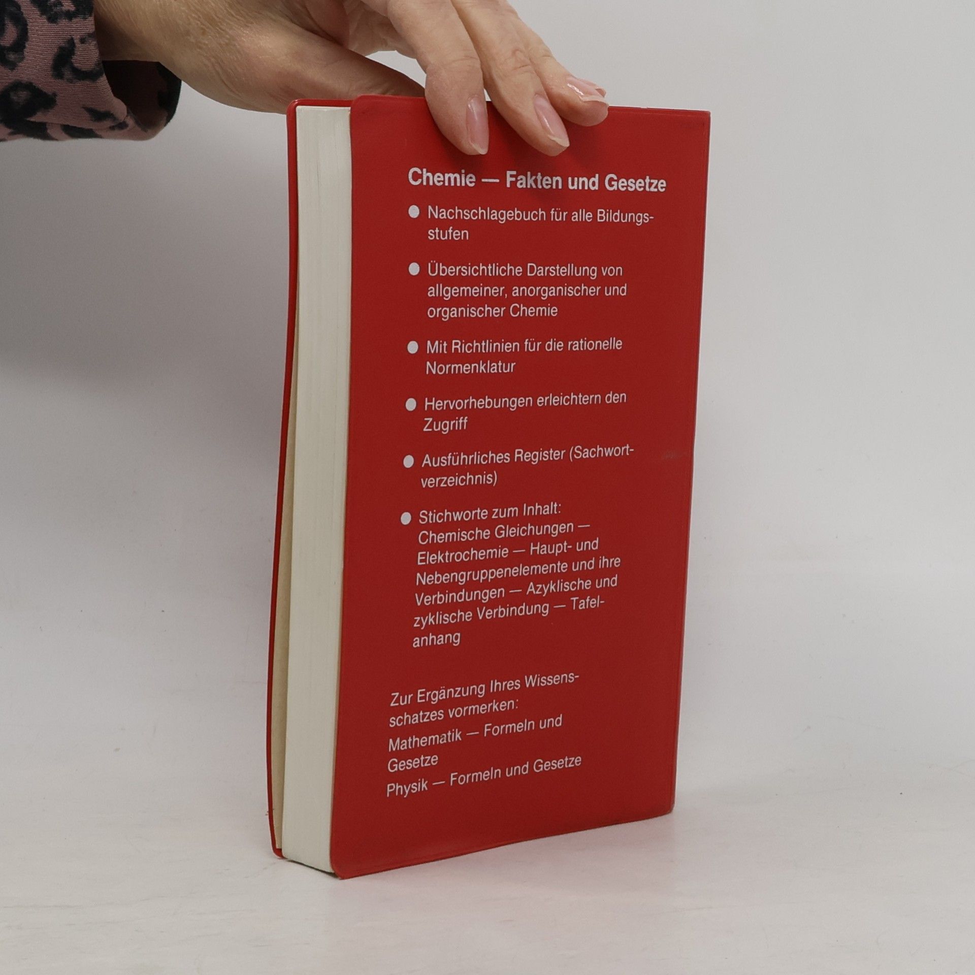 Various authors Chemie. Fakten und Gesetze