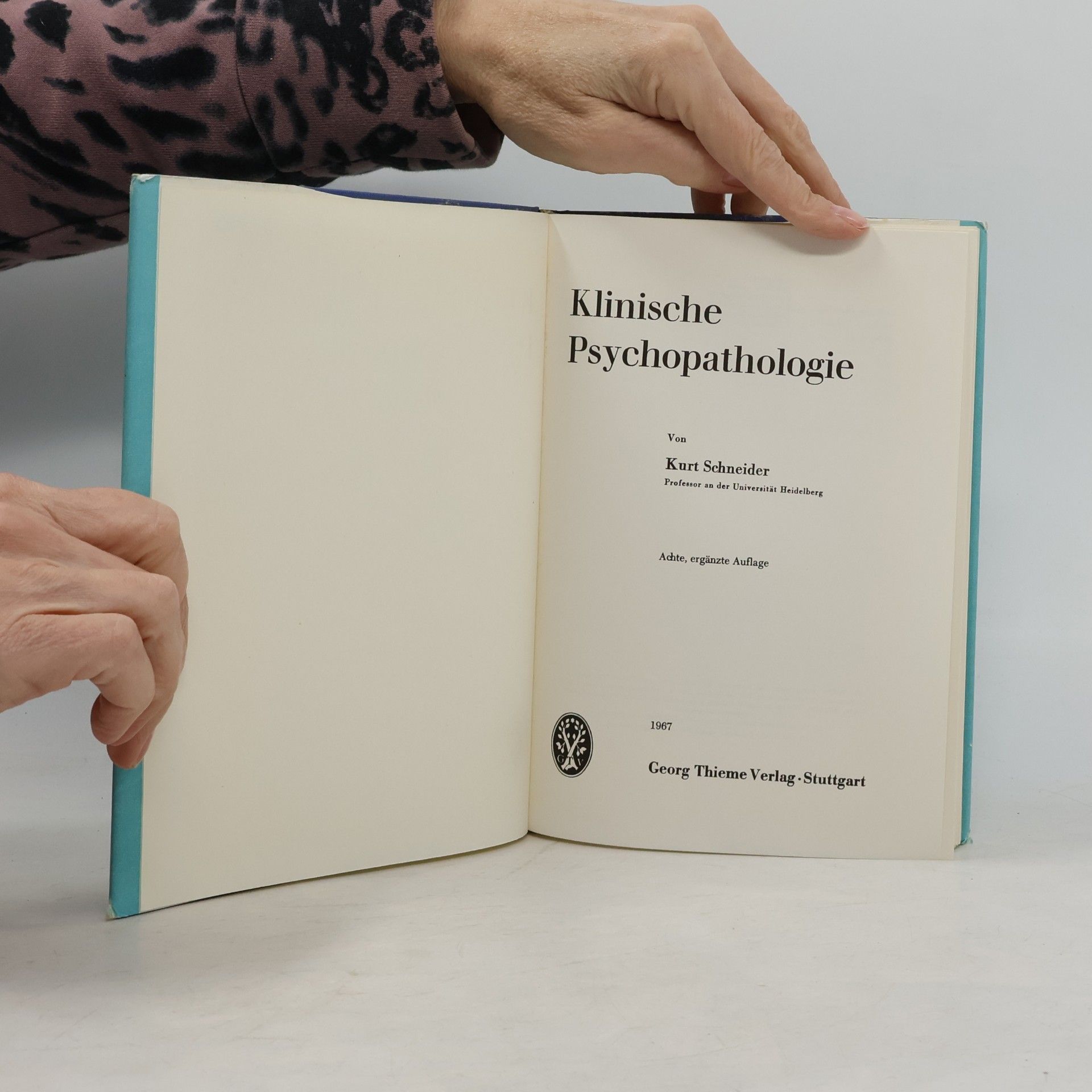 Kurt Schneider Klinische Psychopathologie