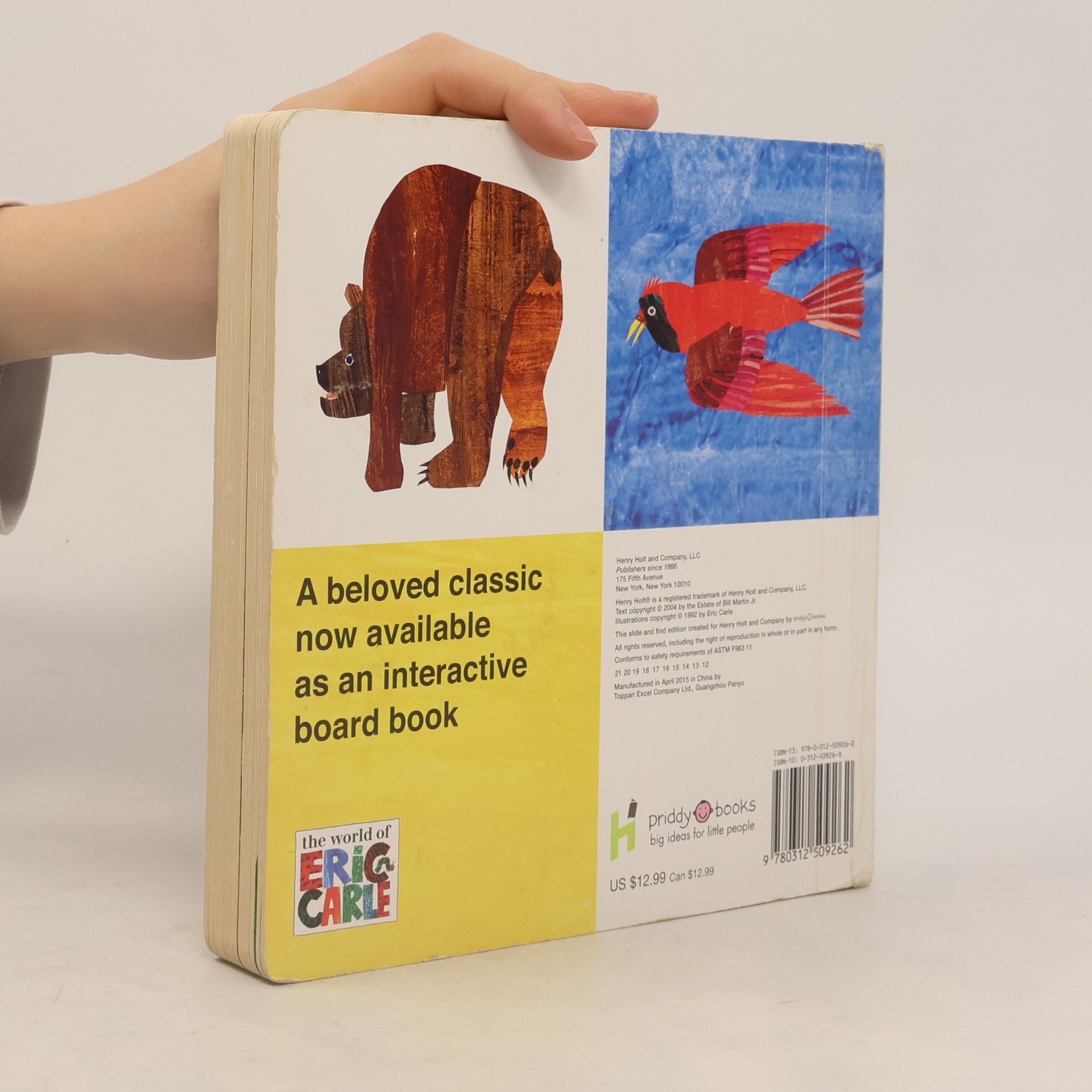 Eric Carle Brown Bear, Brown Bear, What Do You See?