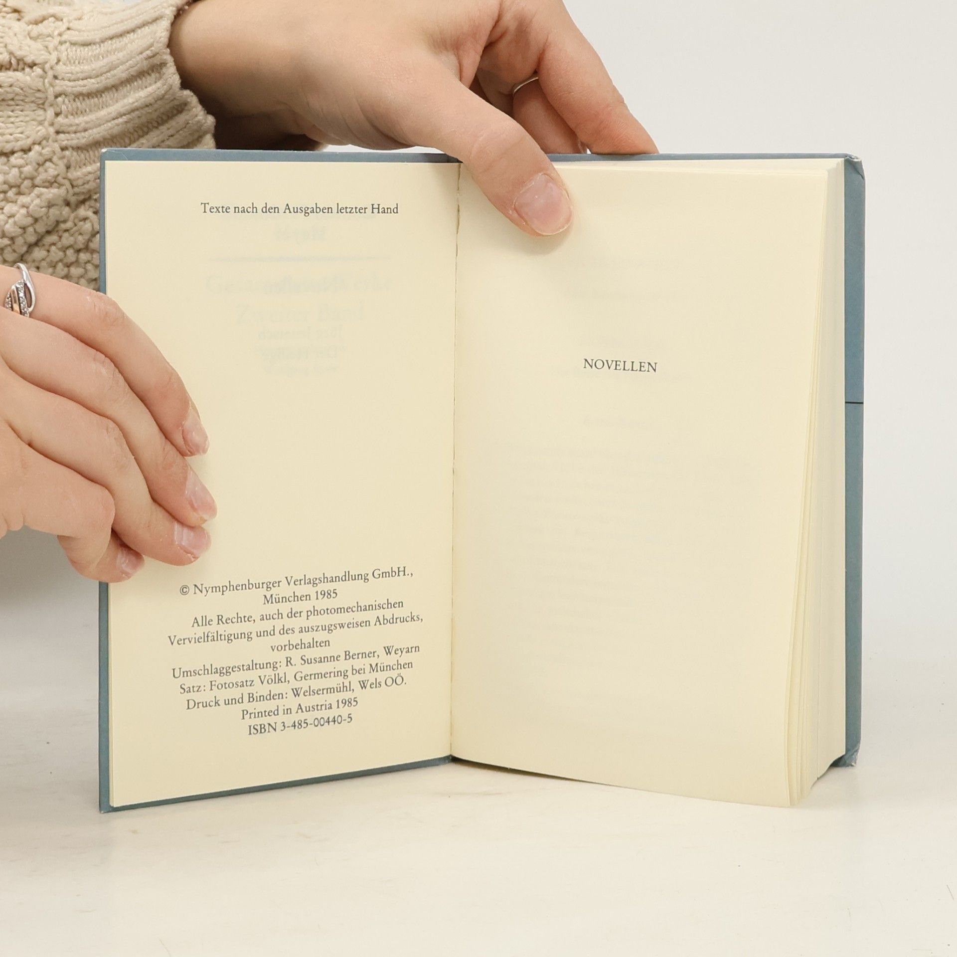 Conrad Ferdinand Meyer Gesammelte Werke. Novellen