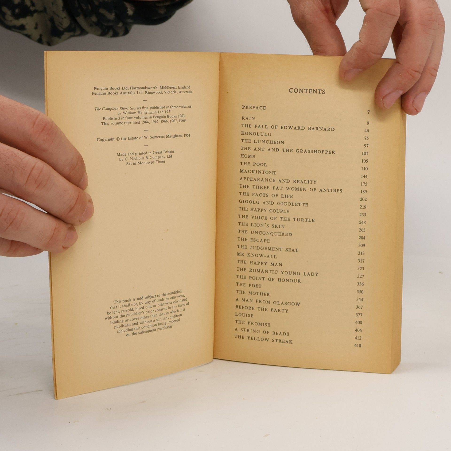 William Somerset Maugham Collected Short Stories. Volume 1