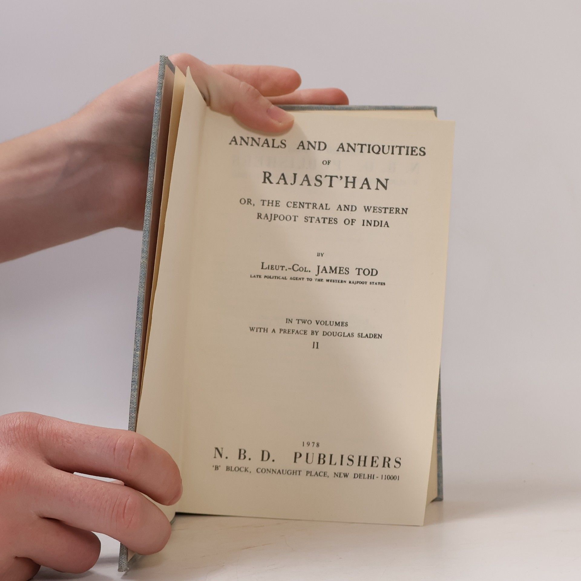 James Tod Annals and Antiquities of Rajasthan