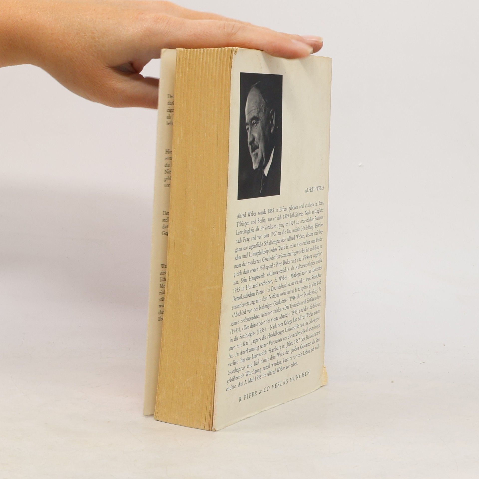 Alfred Weber Kulturgeschichte als Kultursoziologie