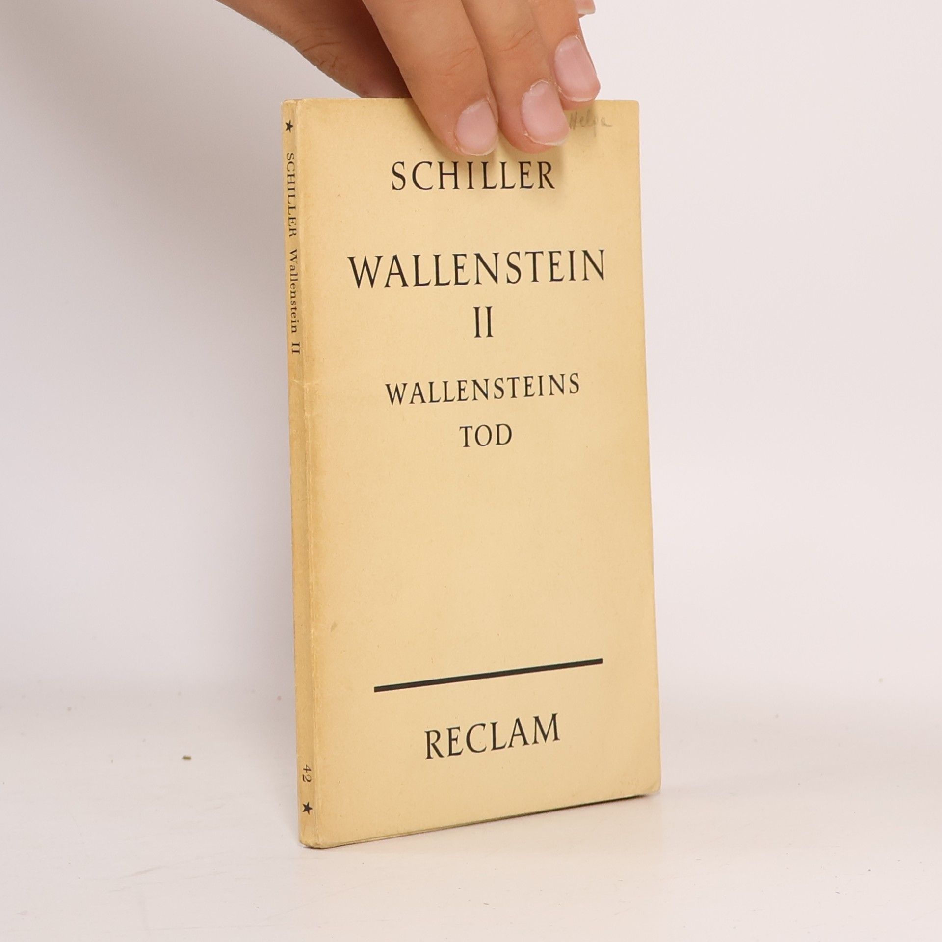 Friedrich Schiller Wallenstein II. Wallensteins Tod