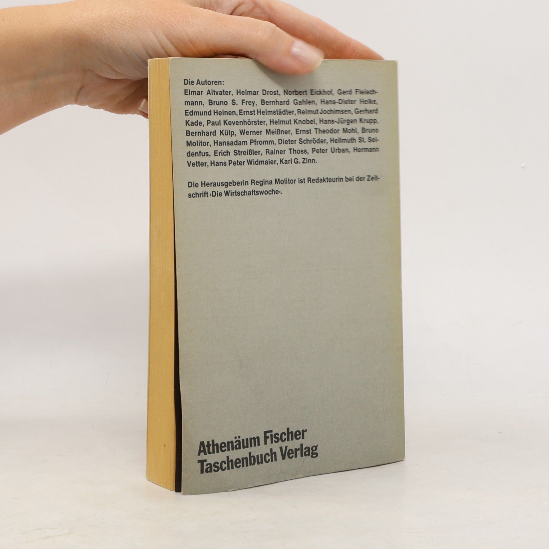 Regina Molitor Kontaktstudium - Ökonomie und Gesellschaft