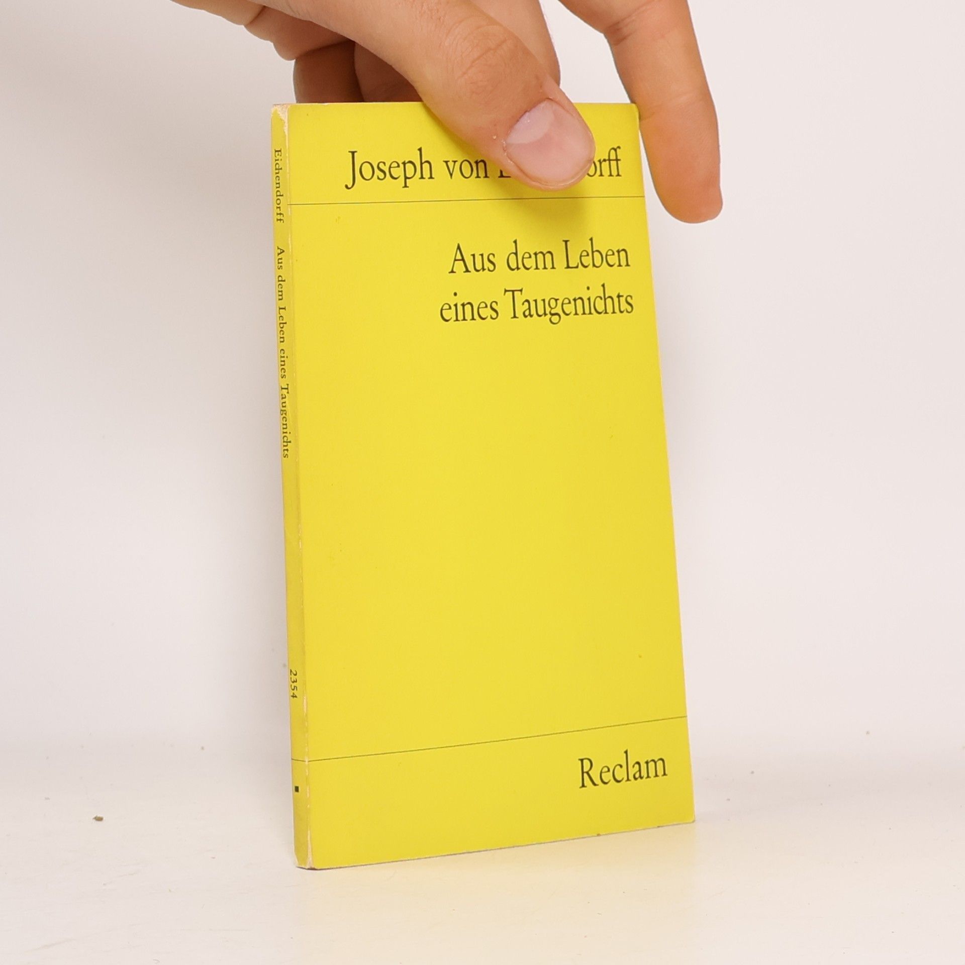 Joseph von Eichendorff Aus dem Leben eines Taugenichts