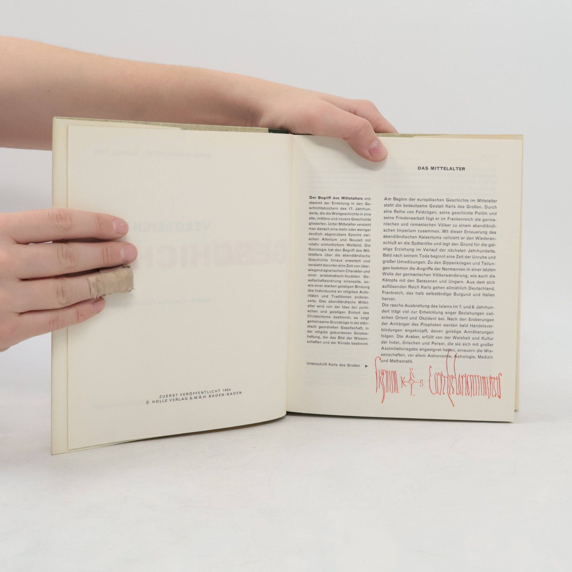 Hans Hofstatter Vergleichende Weltgeschichte 715 bis 900
