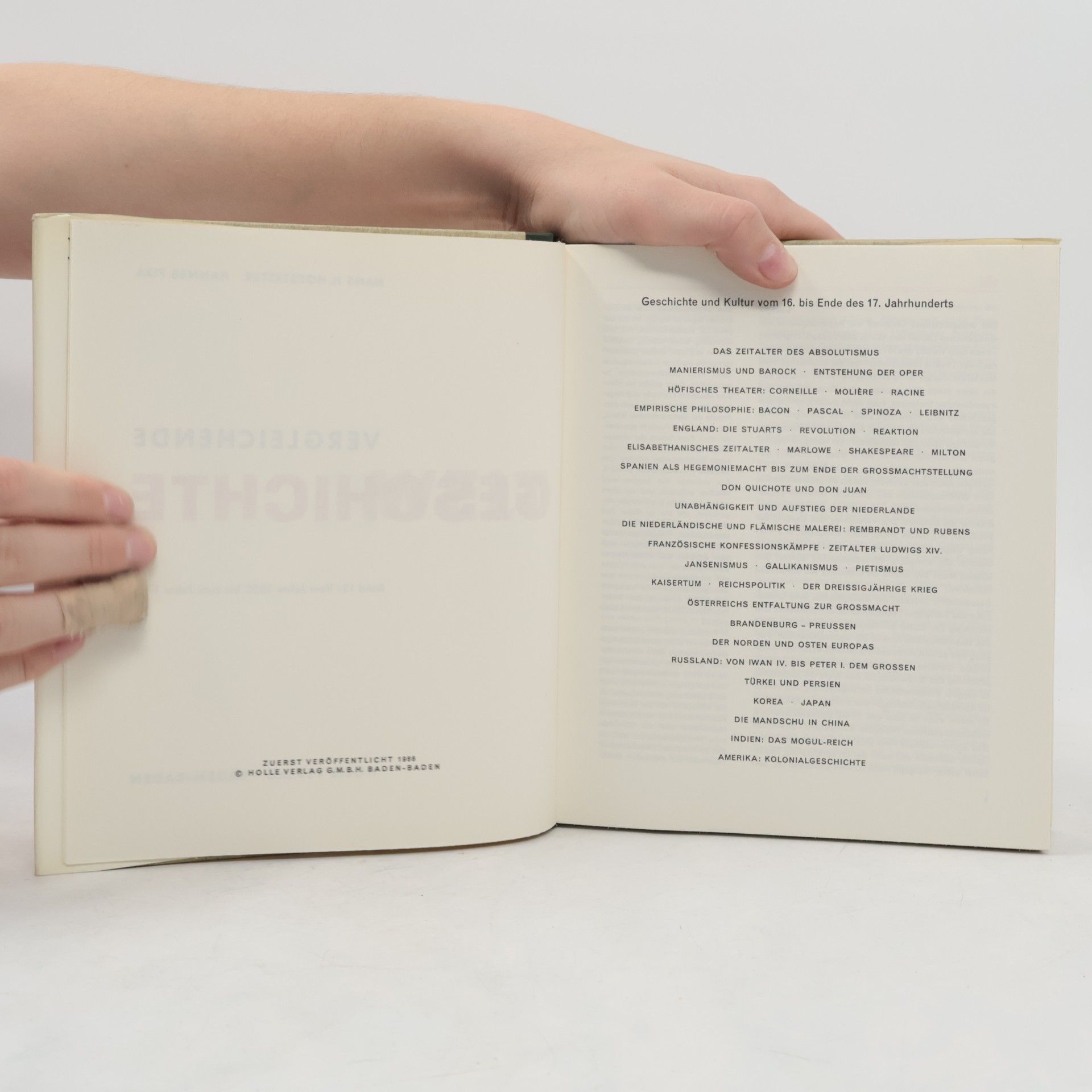 Hans H. Hofstätter Vergleichende Weltgeschichte