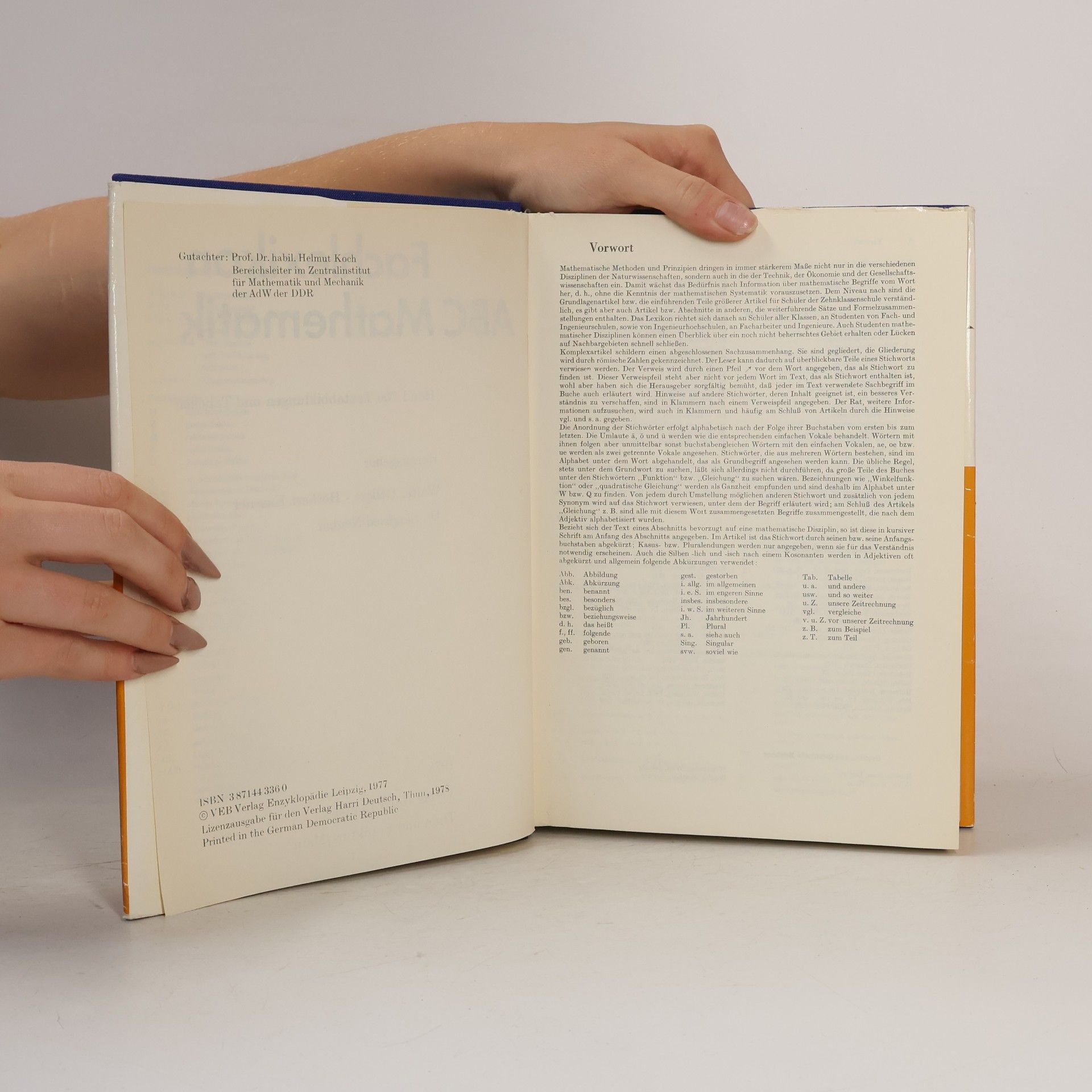 Walter Gellert Fachlexikon ABC Mathematik