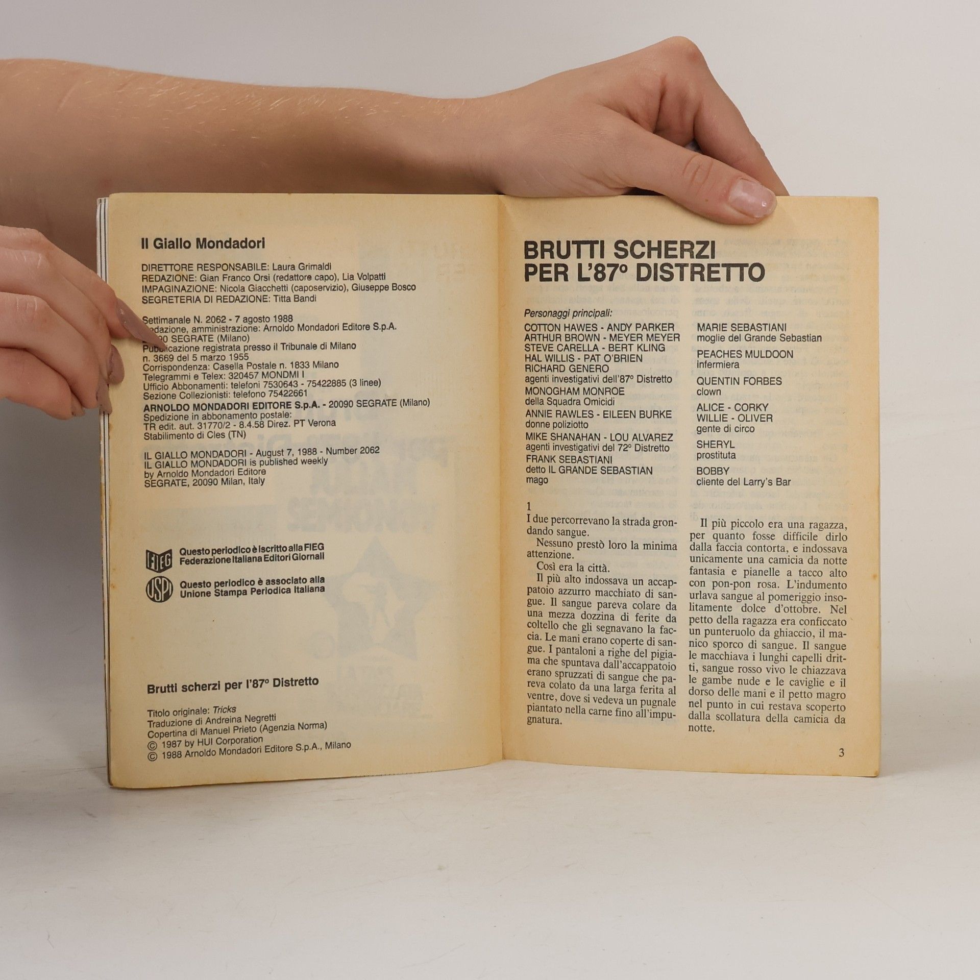Ed McBain Brutti scherzi per l'87° distretto