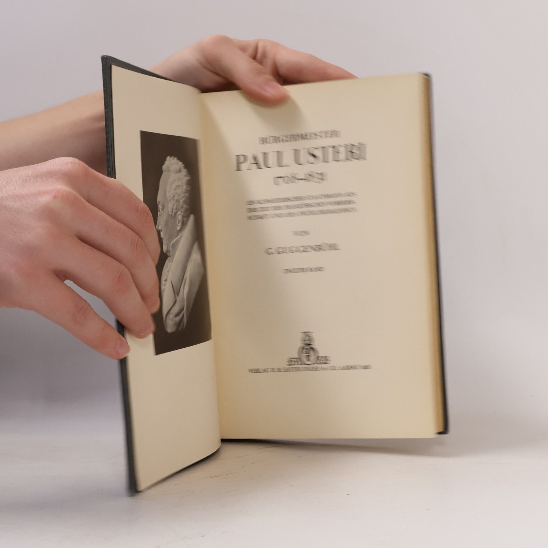 G. Guggenbühl Bürgermeister Paul Usteri 2