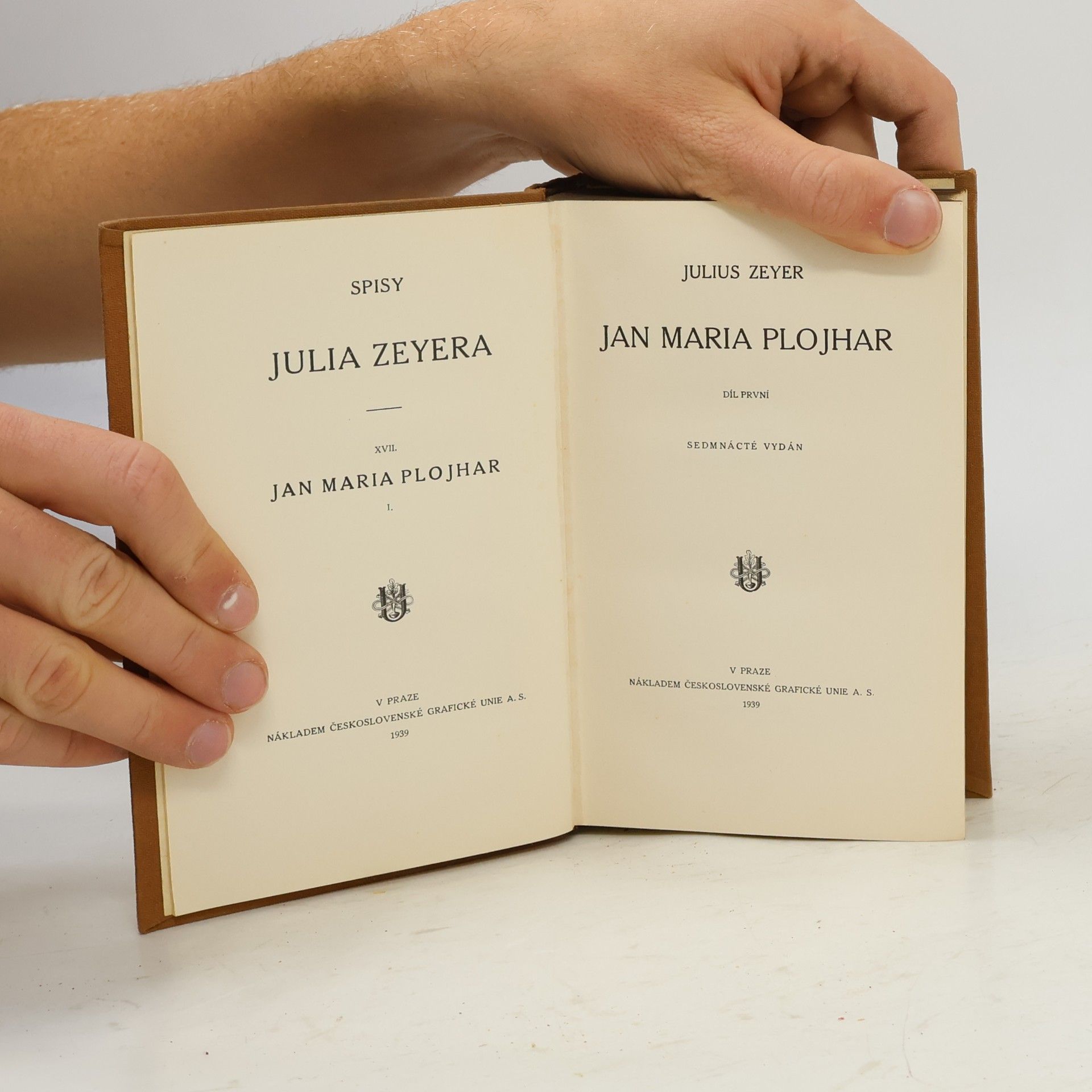Julius Zeyer Jan Maria Plojhar I.
