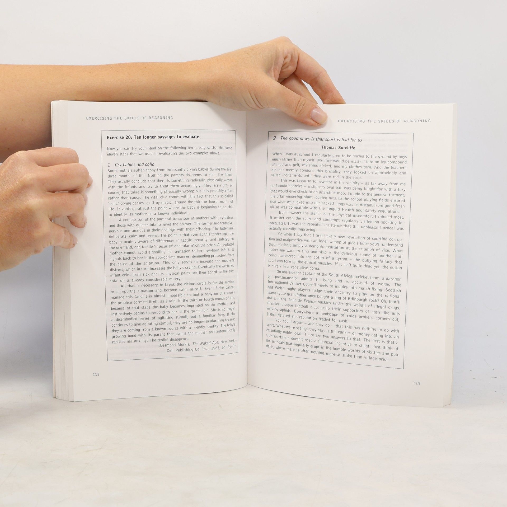 Anne Thomson Critical Reasoning