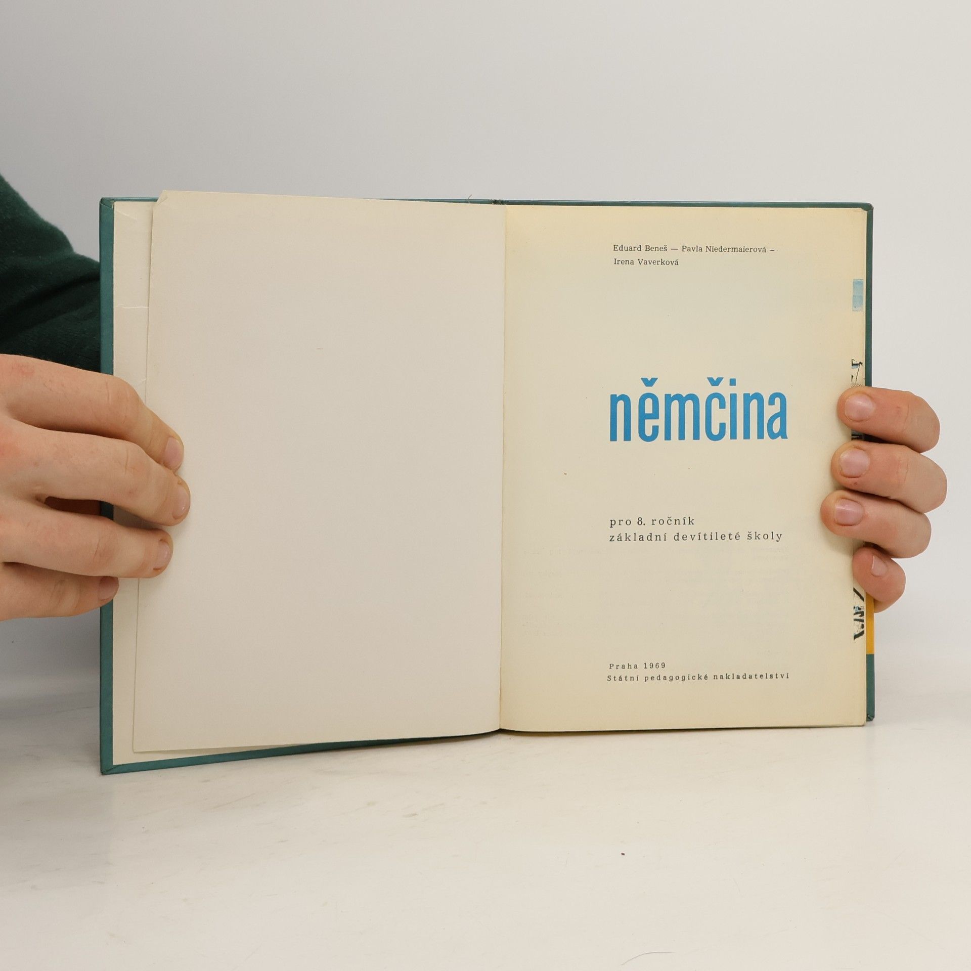 Eduard Beneš Němčina pro osmý ročník základní školy