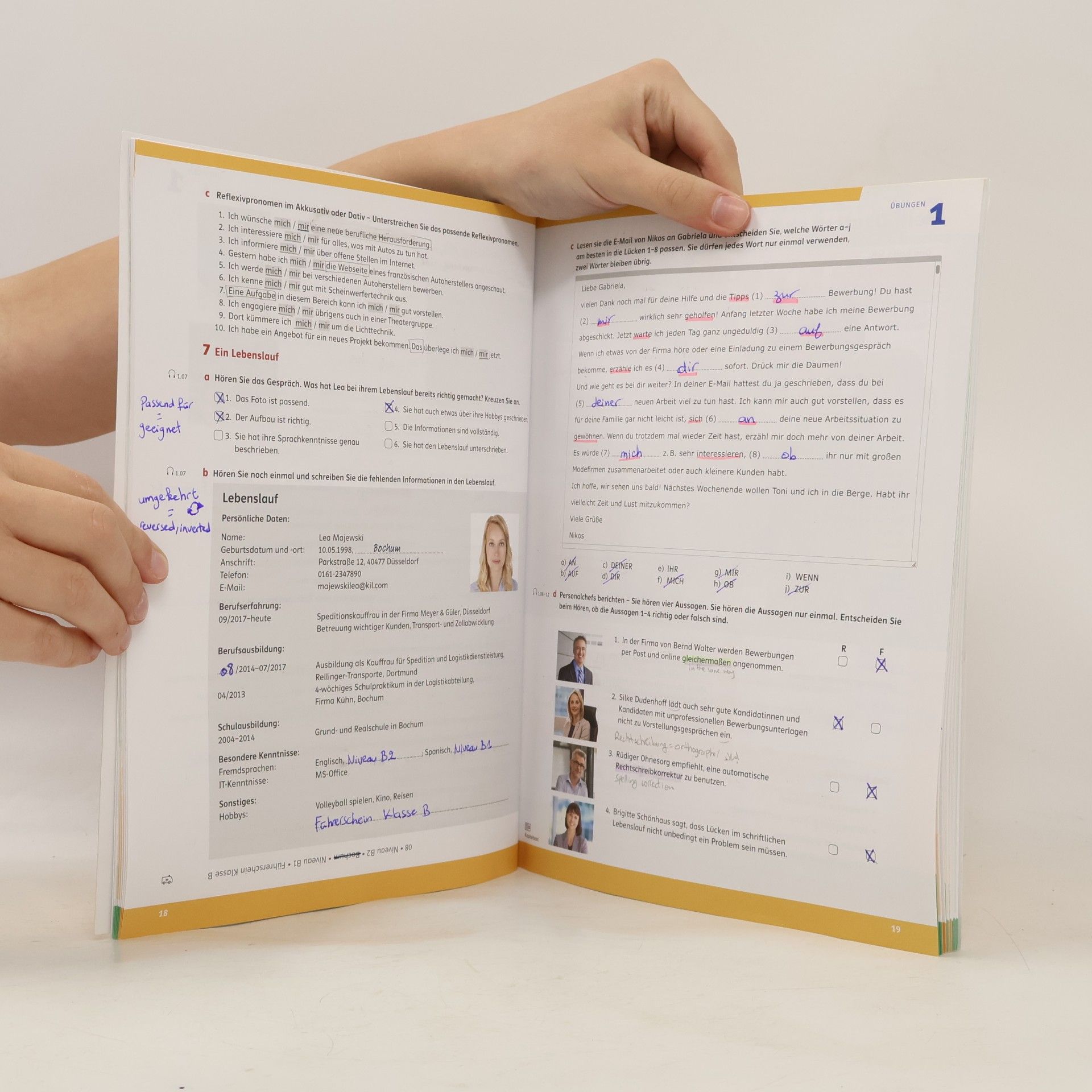 Lutz Rohmann Linie 1 Beruf B1/B2 Brückenelement - Hybride Ausgabe allango