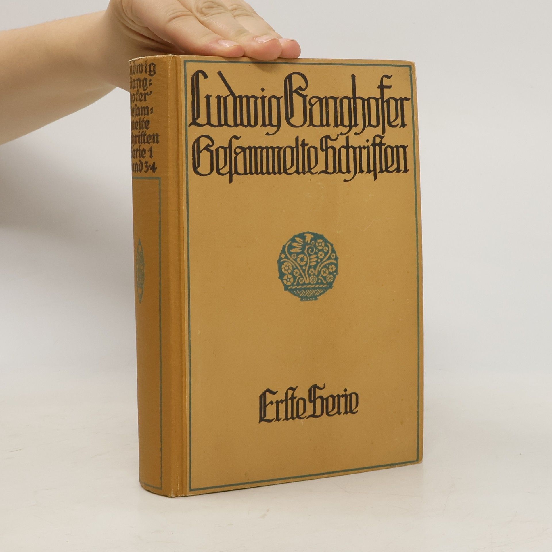 Ludwig Ganghofer Gesammelte Schriften. Erste Serie. Band 3-4