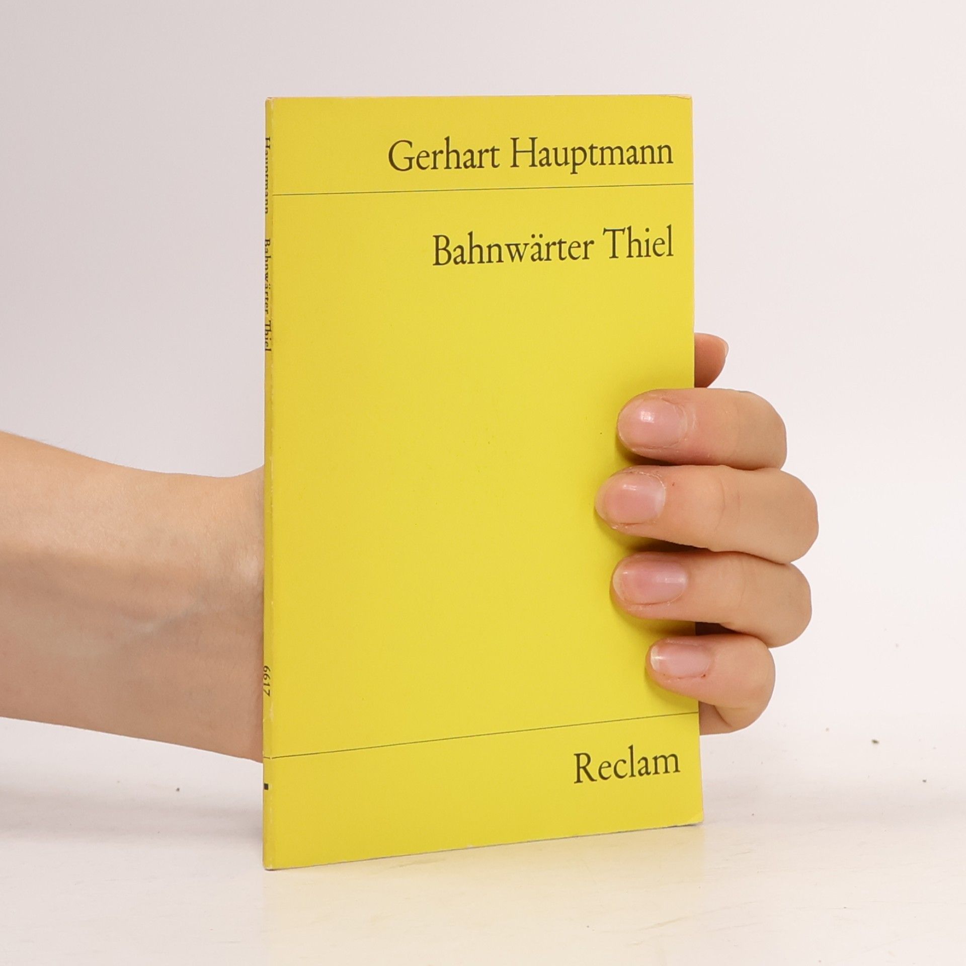 Gerhart Hauptmann Bahnwärter Thiel