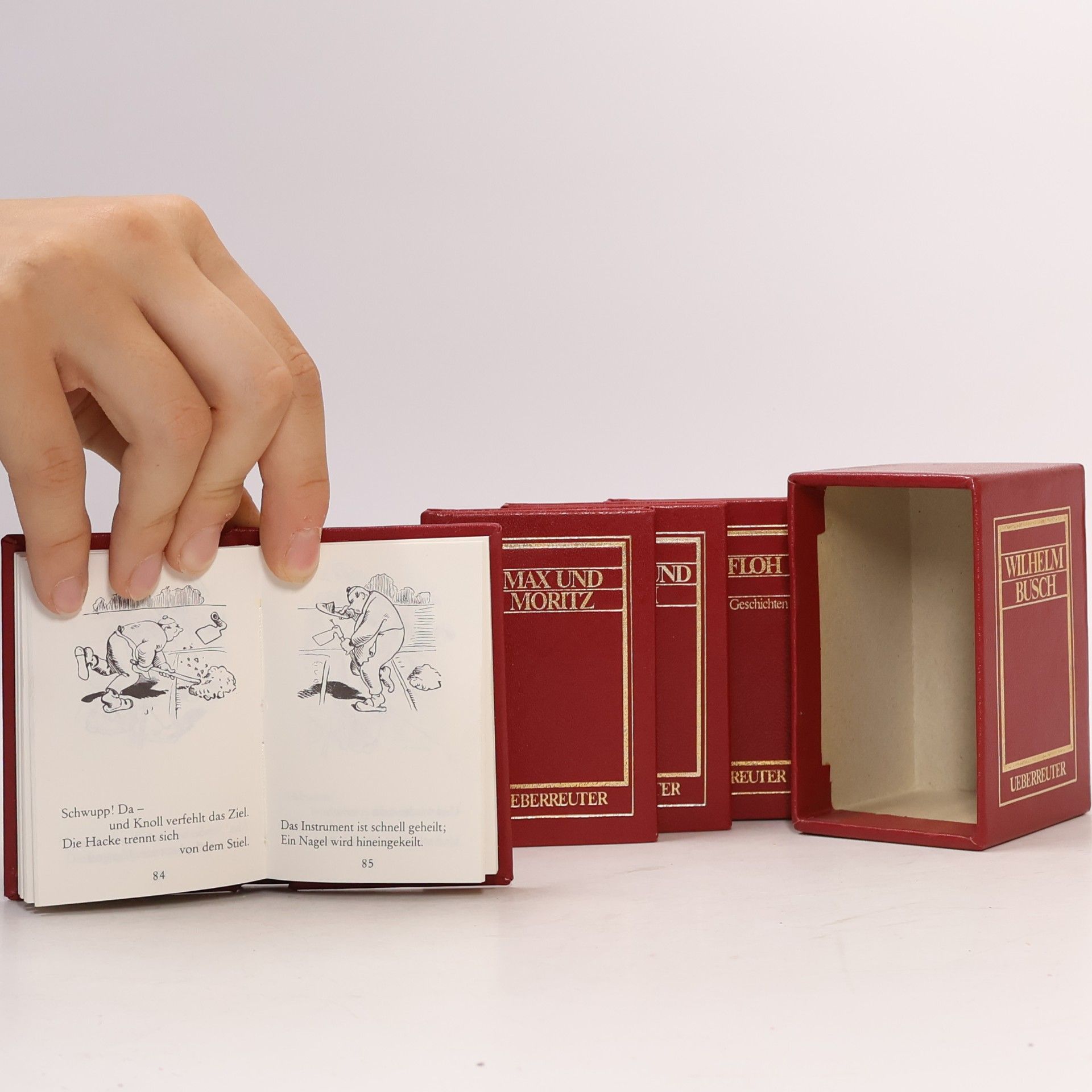 Wilhelm Busch Max und Moritz, Plisch und Plum, Hans Huckebein, Der Floh und andere Geschichten
