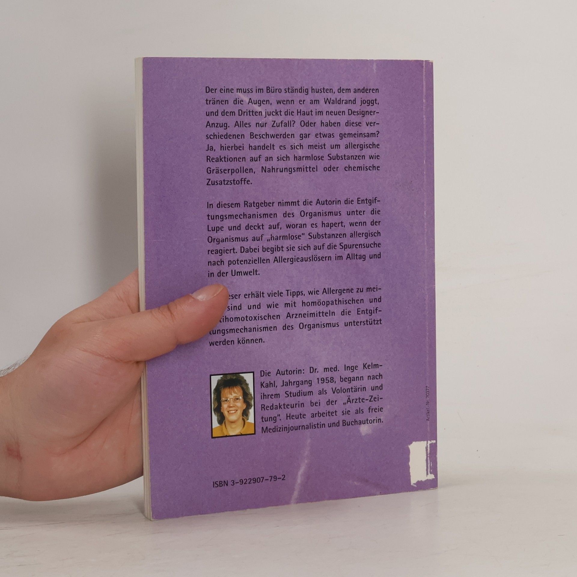 Inge Kelm Kahl Umwelt und Allergien