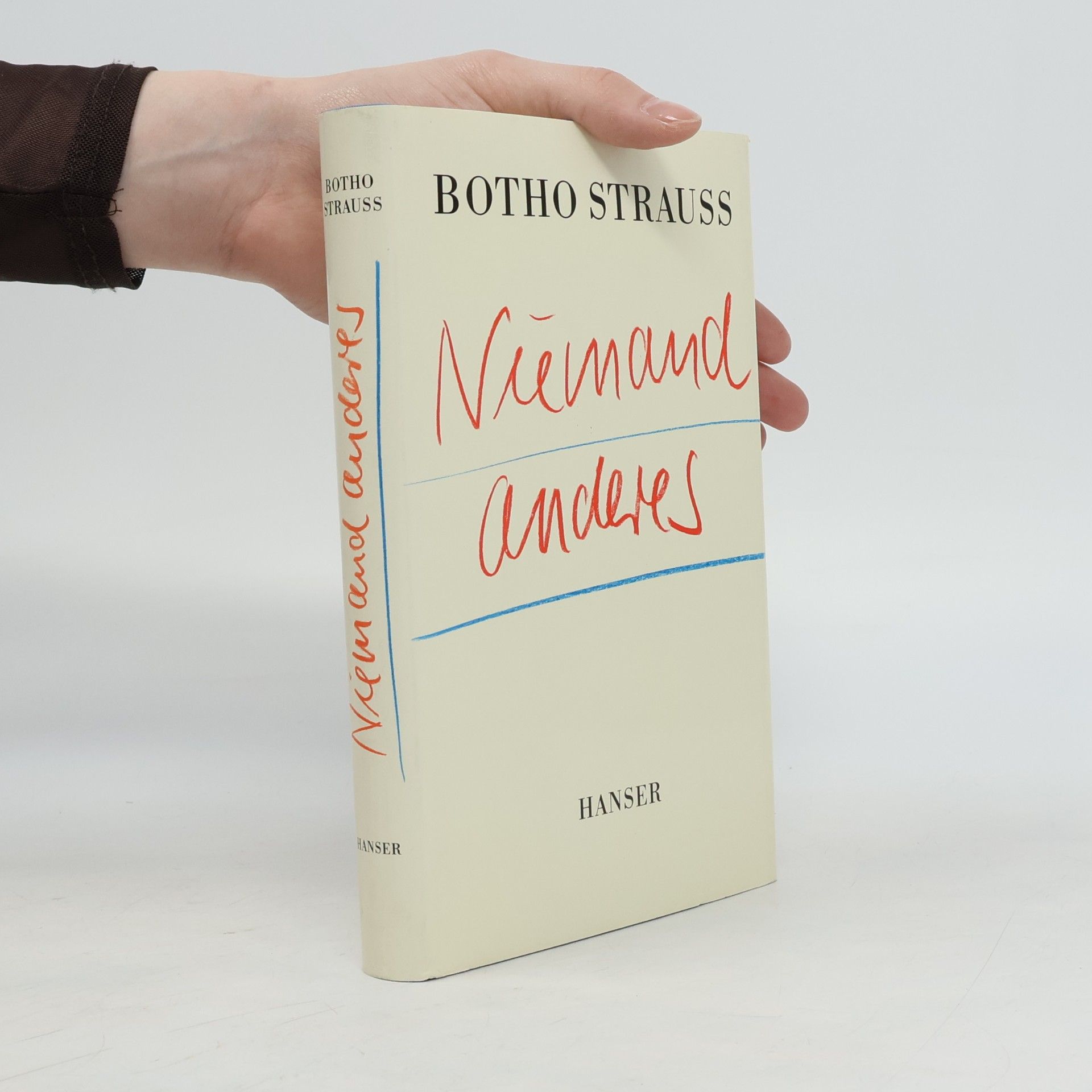 Botho Strauss Niemand anderes