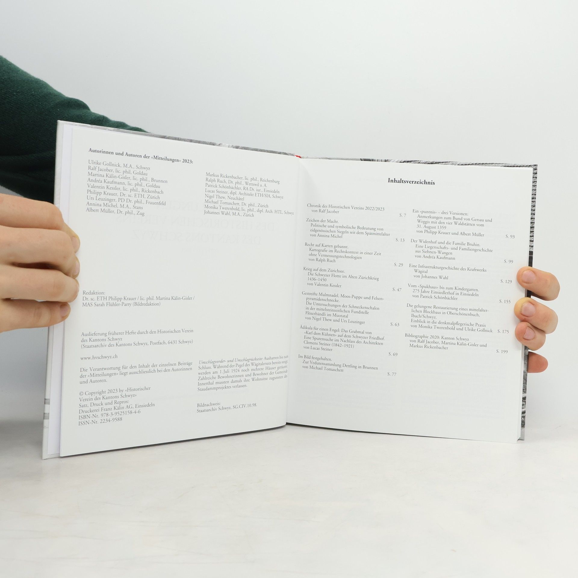 Ulrike B. Gollnick Mitteilungen des Historischen Vereins des Kantons Schwyz 115