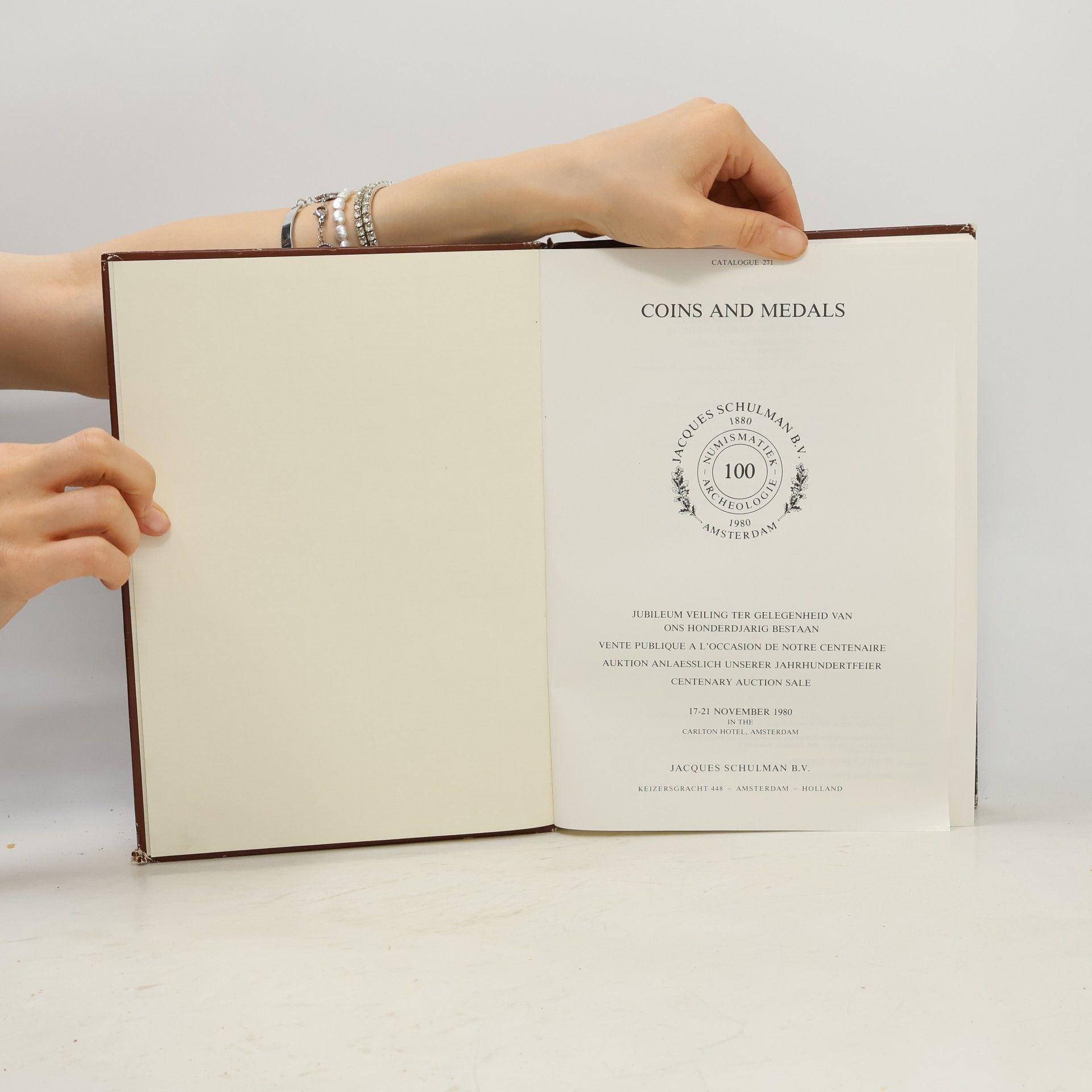 Jacques Schulman B. V. Catalogue 271