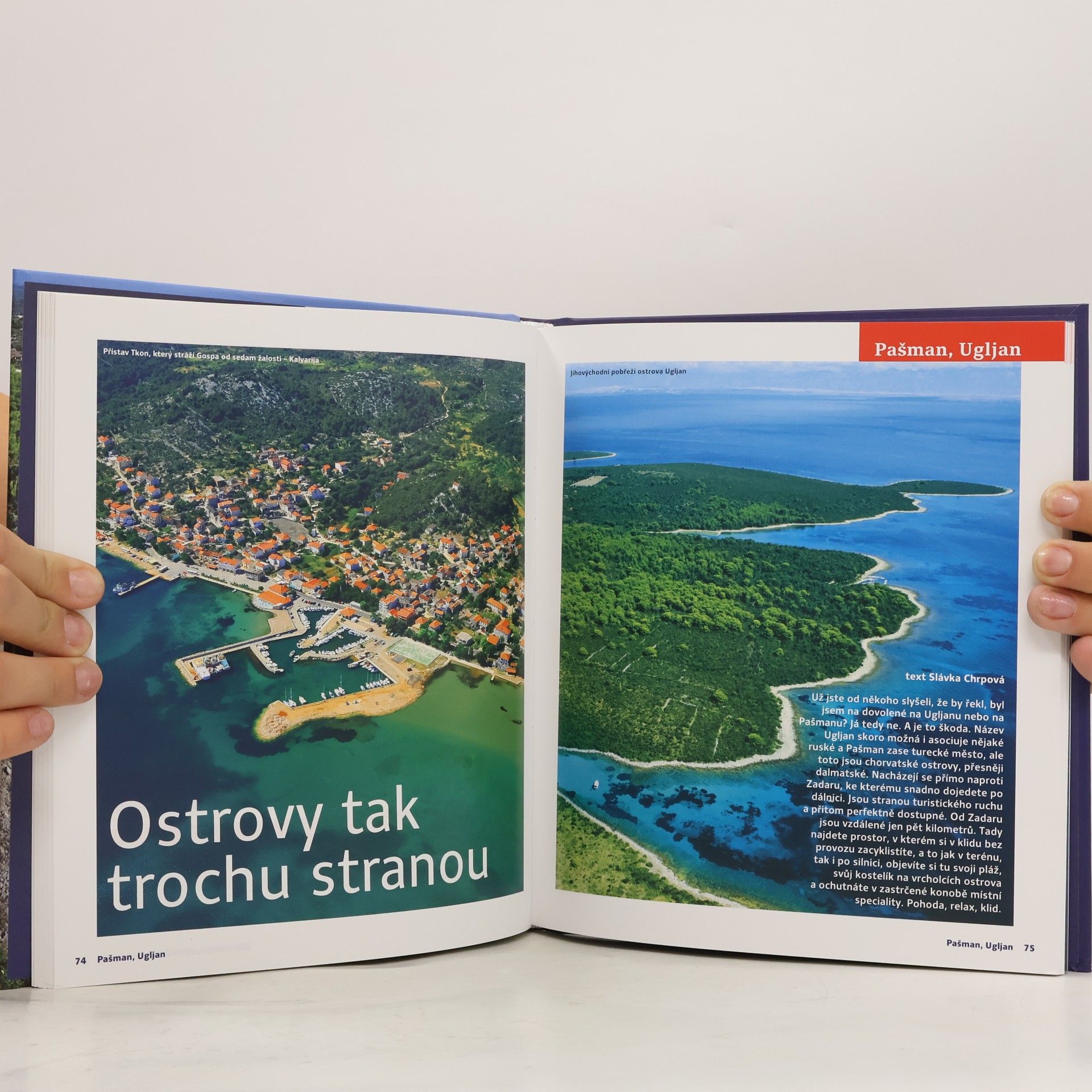 Slávka Chrpová Chorvatskem na kole