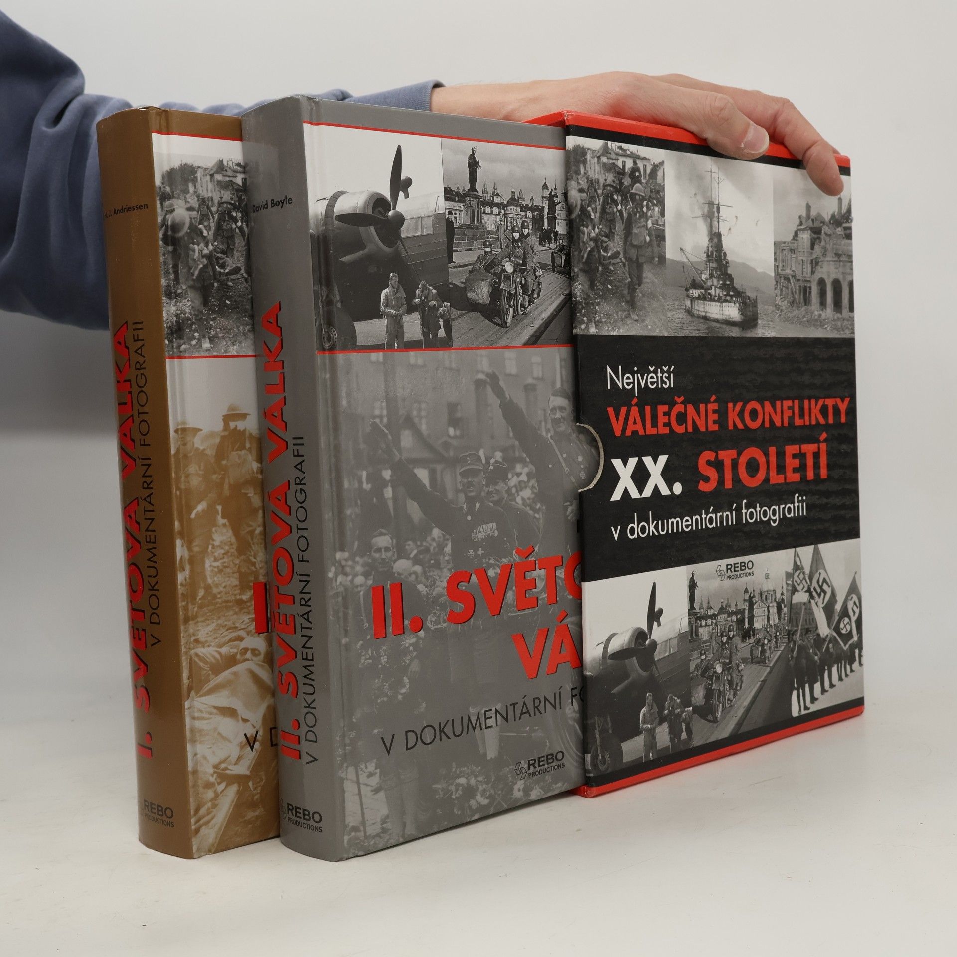 I. a II. světová válka v dokumentární fotografii (2 svazky + BOX)
