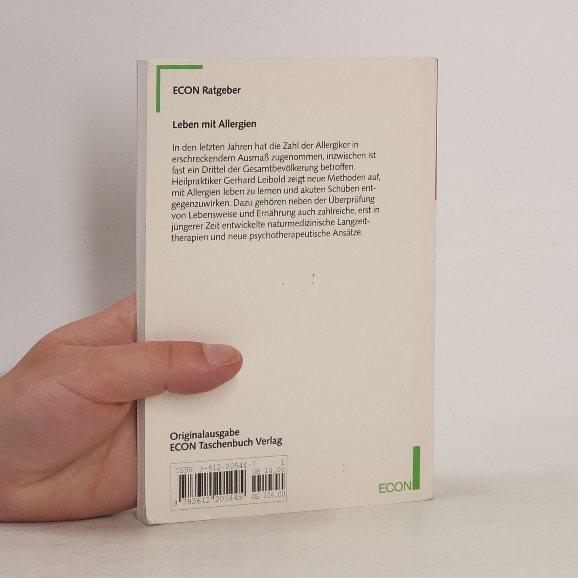 Gerhard Leibold Leben mit Allergien