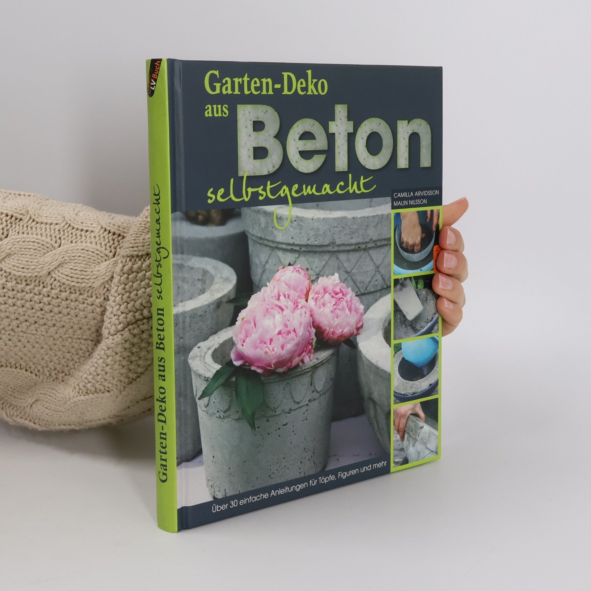 Gartendeko aus Beton selbstgemacht