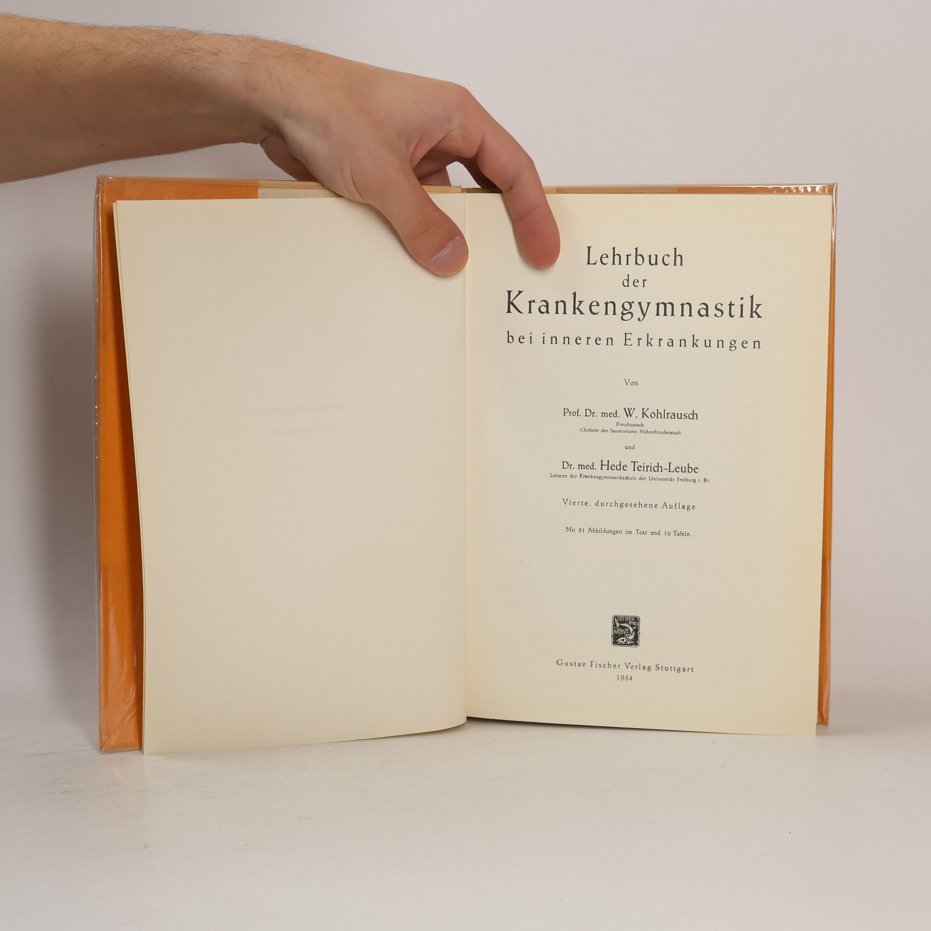 Kohlrausch Lehrbuch der Krankengymnastik