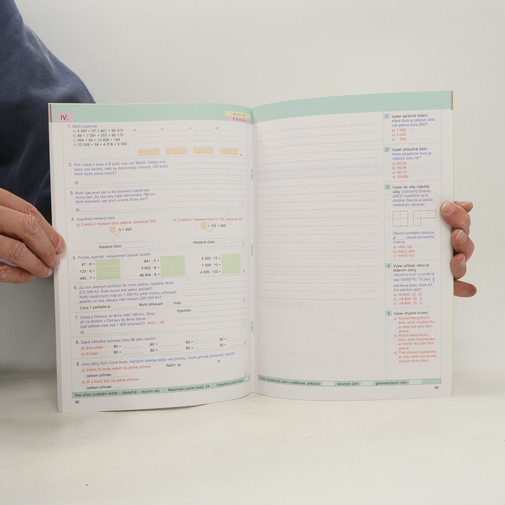 Jaroslava Justová Pracovní sešit k učebnici matematika 5, II. díl