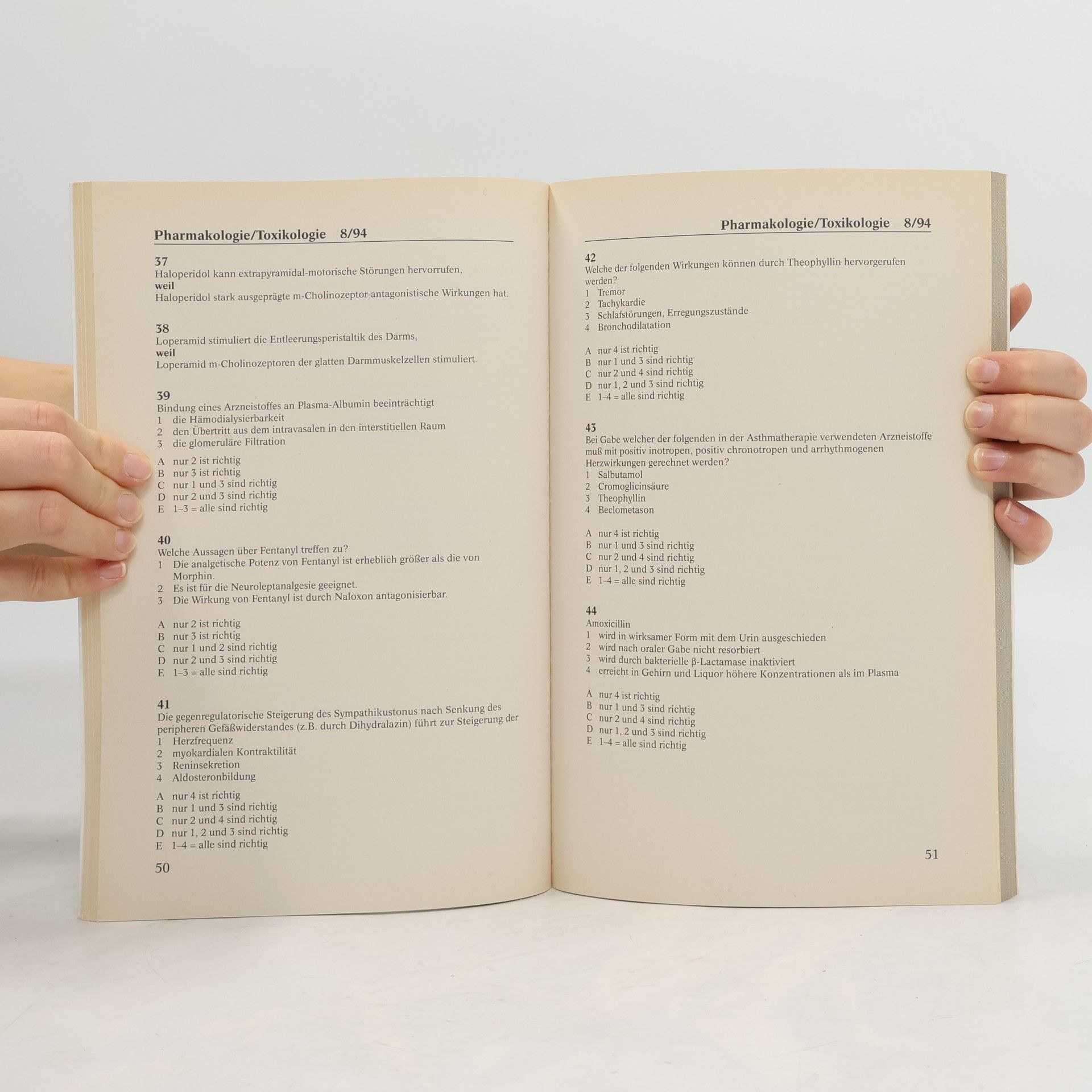 Das Prüfungsbuch 1. Staatsexamen 8/94
