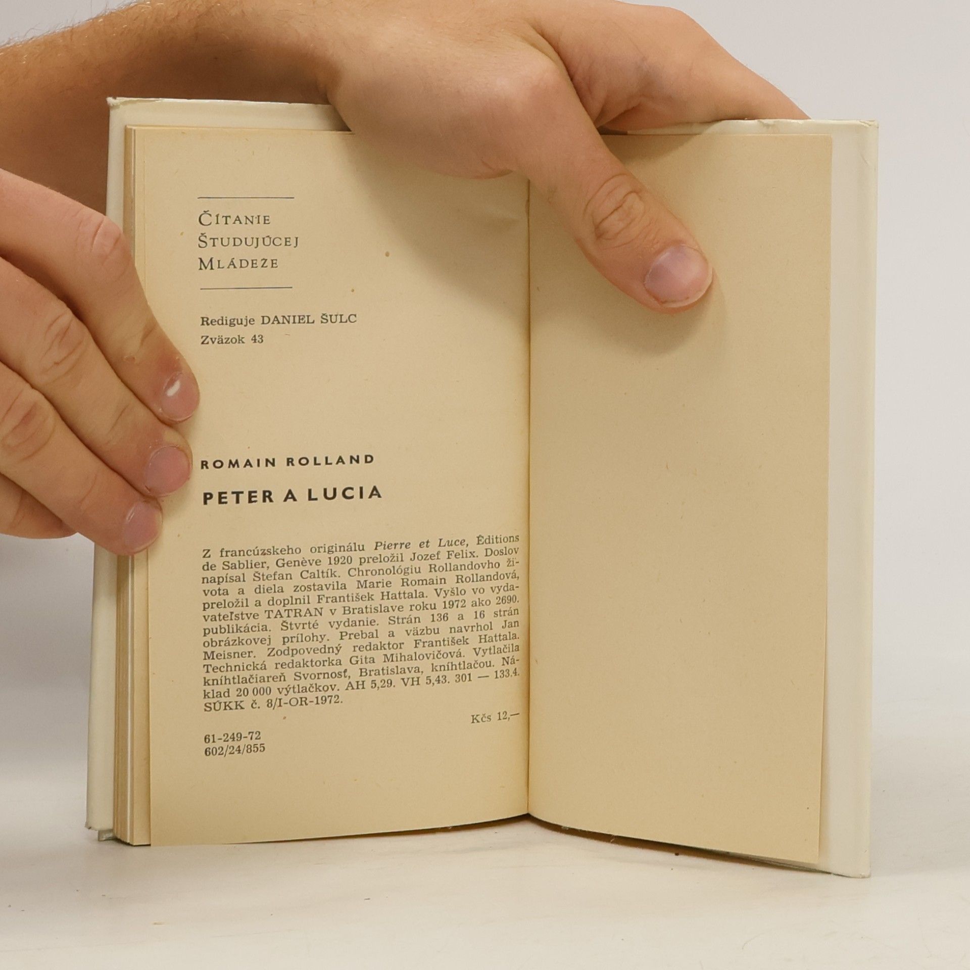Romain Rolland Peter a Lucia
