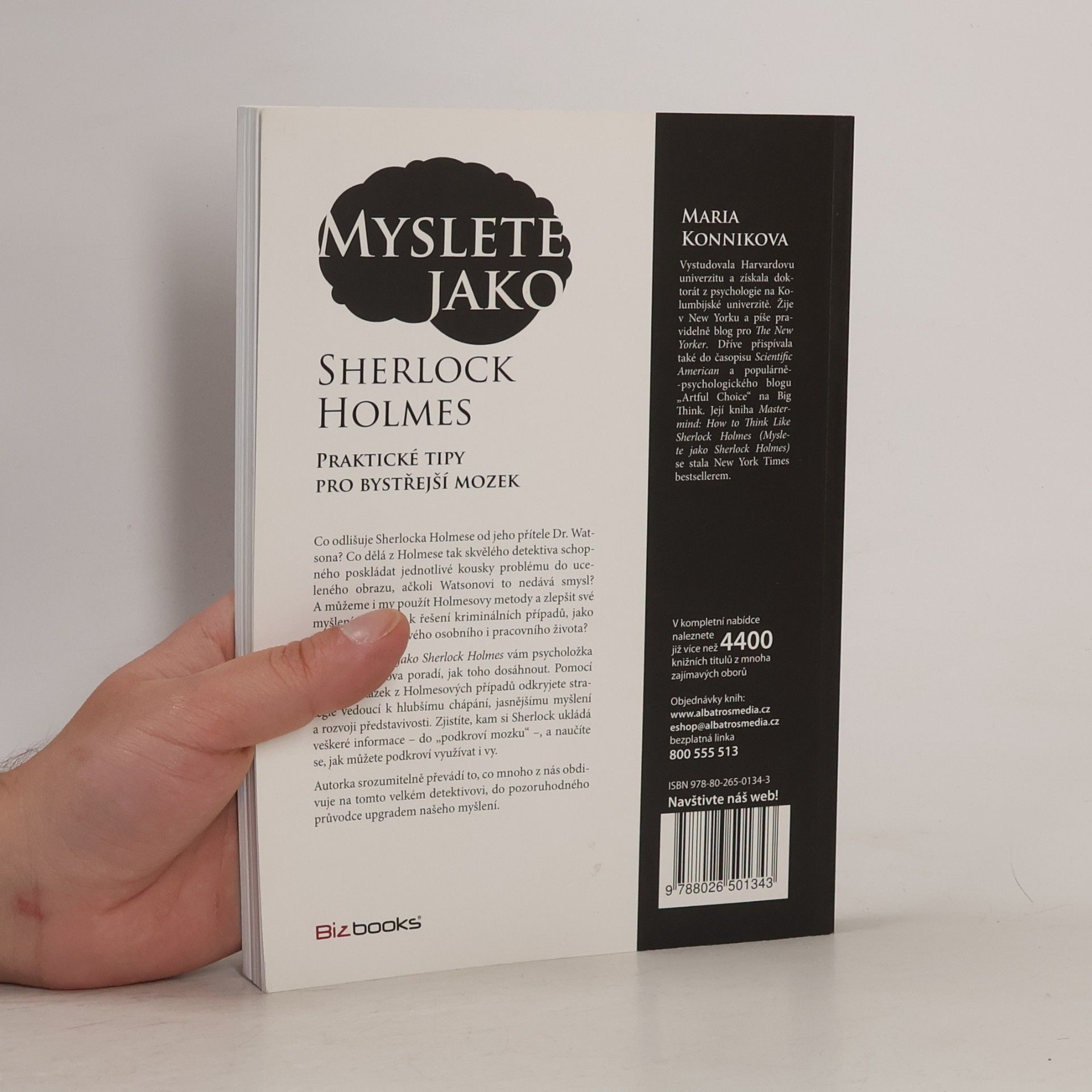 Maria Konnikova Myslete jako Sherlock Holmes