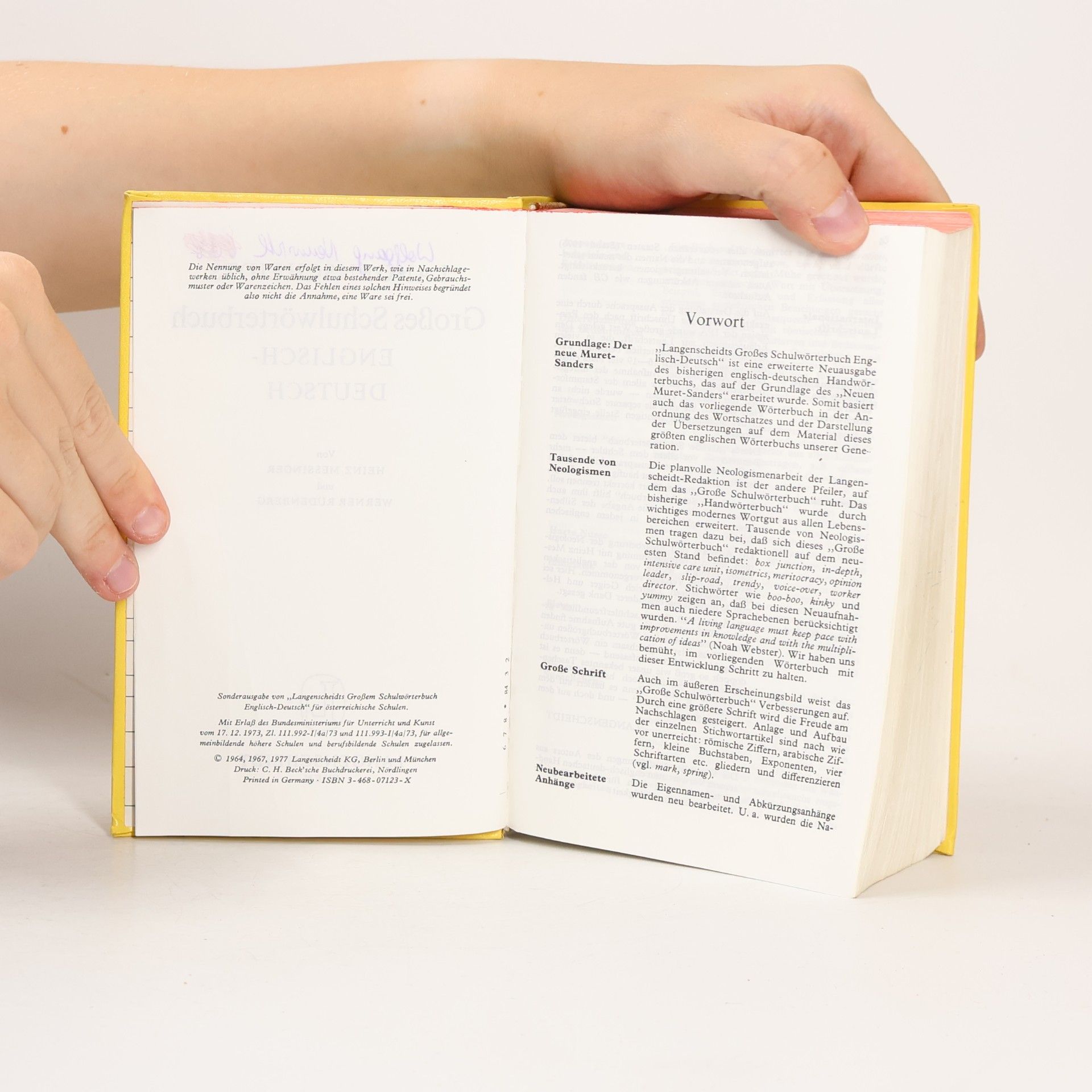 Kolektív autorov Langenscheidts Großes Schulwörterbuch Englisch-Deutsch