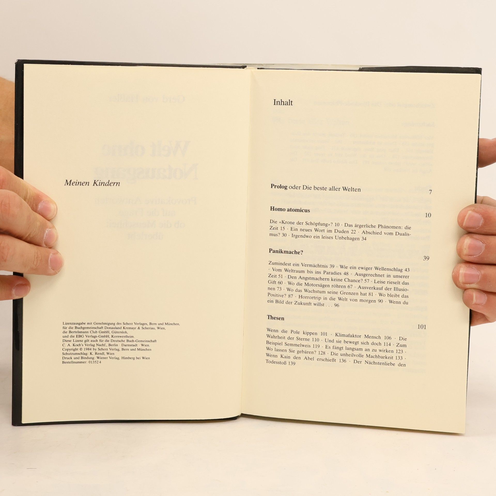 Gerd von Haβler Welt ohne Not-Ausgang