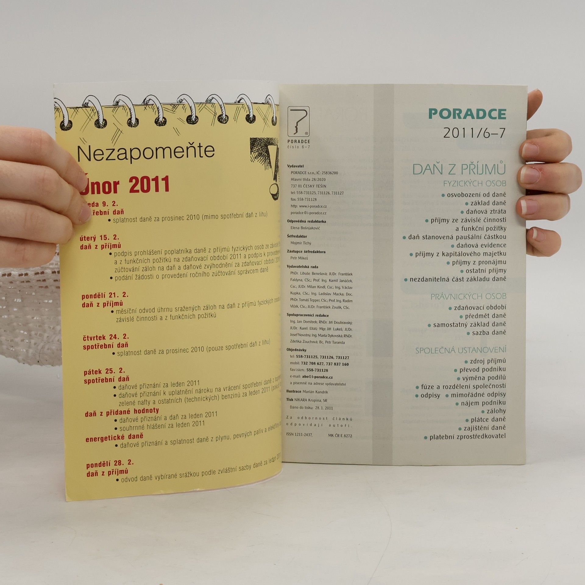 kolektiv Poradce 6-7/2011. Zákon o daních z příjmů