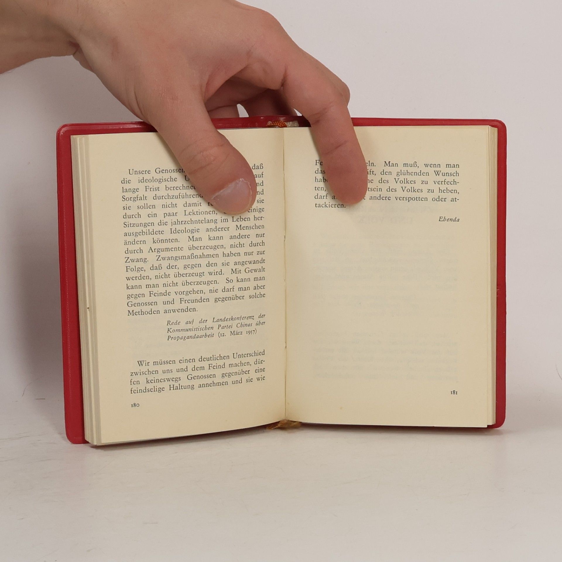 Zedong Mao Worte des Vorsitzenden Mao Tse-tung
