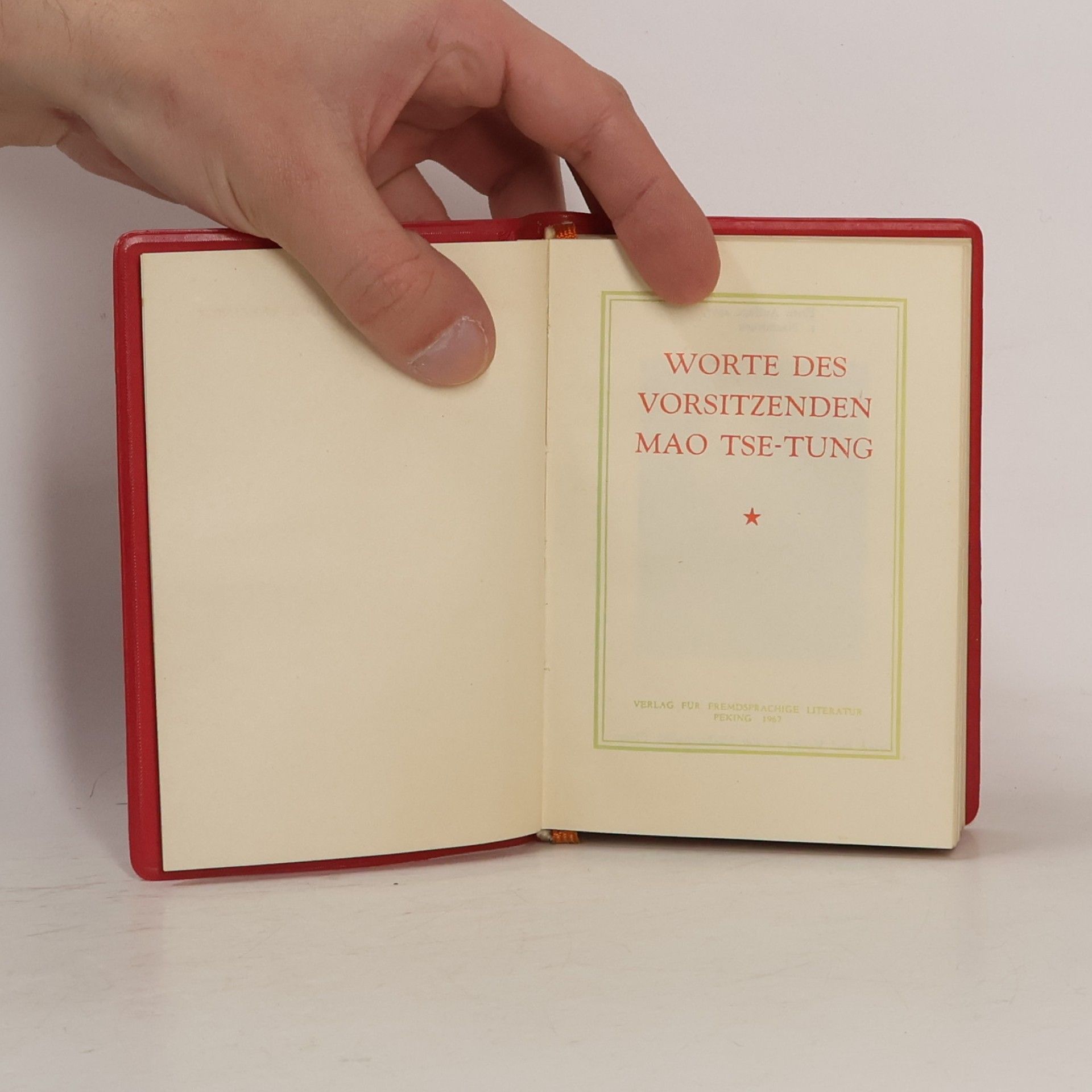 Zedong Mao Worte des Vorsitzenden Mao Tse-tung